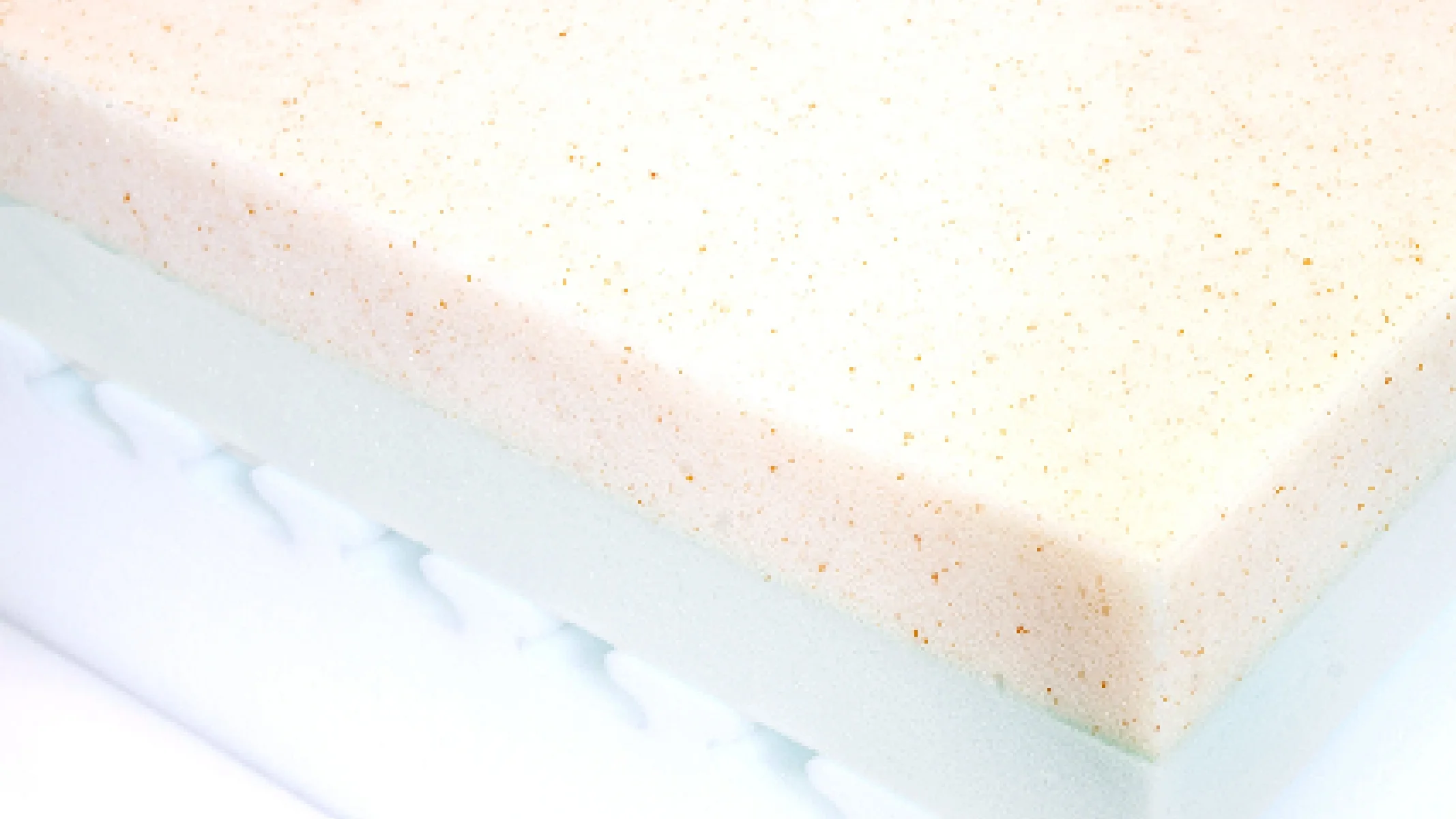 Copper-Infused Memory foam used in a customized Comfort Option mattress construction.