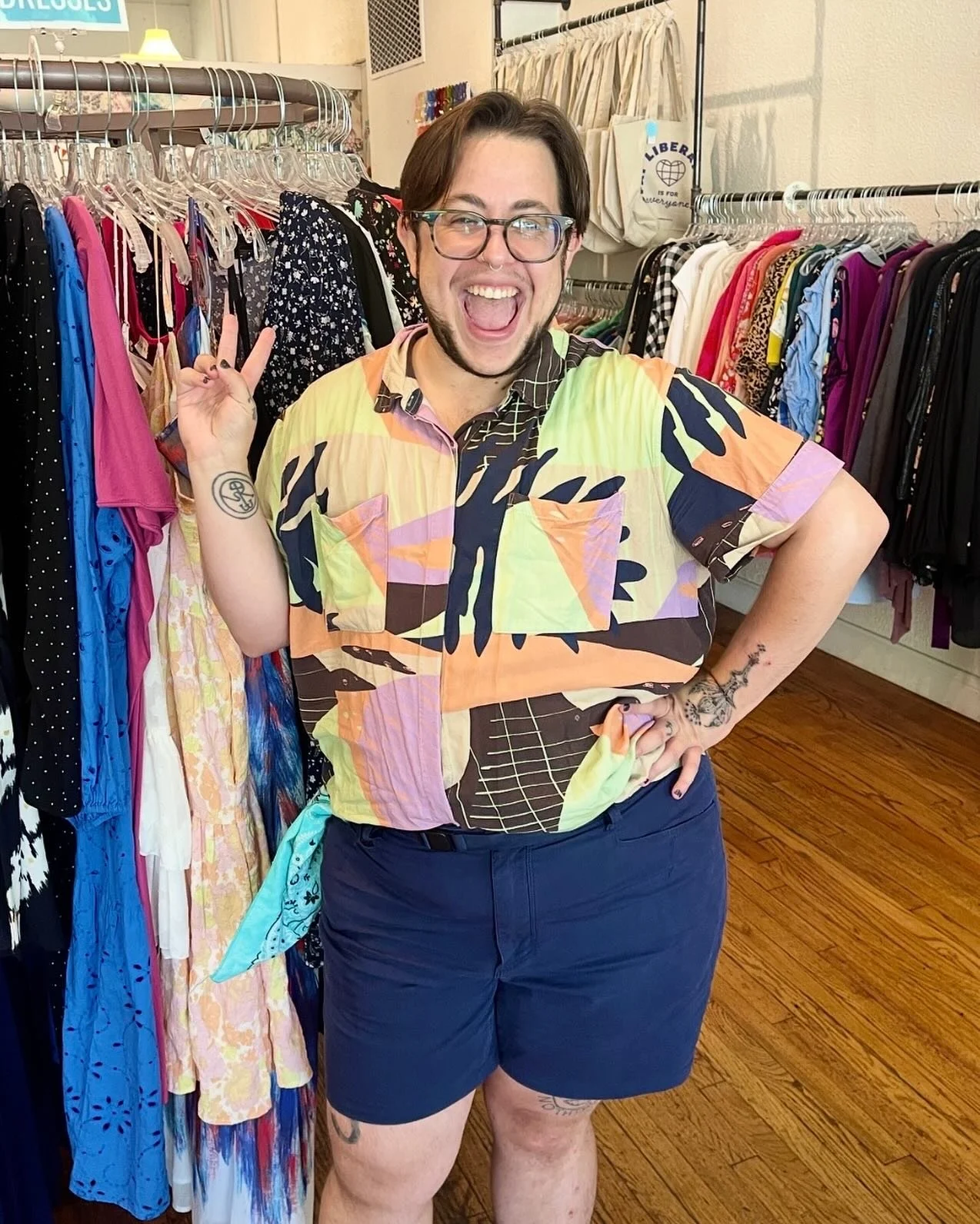 Introducing our newest team member, LP (they/them)! 🎉

You might have already seen them around the shop this month get trained in! We&rsquo;re delighted to have them joining us as one of our assistant managers. Please join us in welcoming LP!!