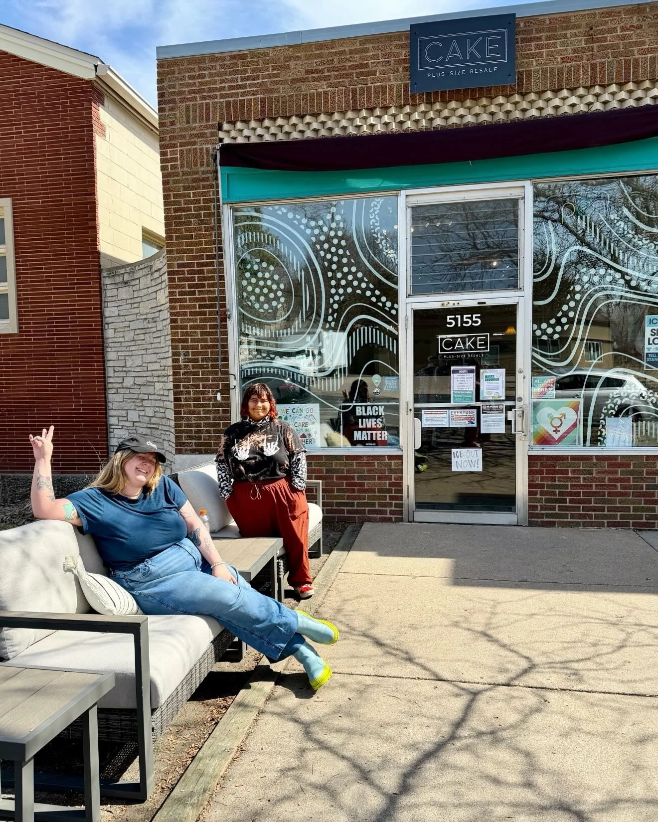 Our lawn furniture is out and we&rsquo;re ready for spring! ☀️

Come shop with us Thursday - Monday! Swipe for a reminder on hours as well as info for selling your clothes to Cake this spring!