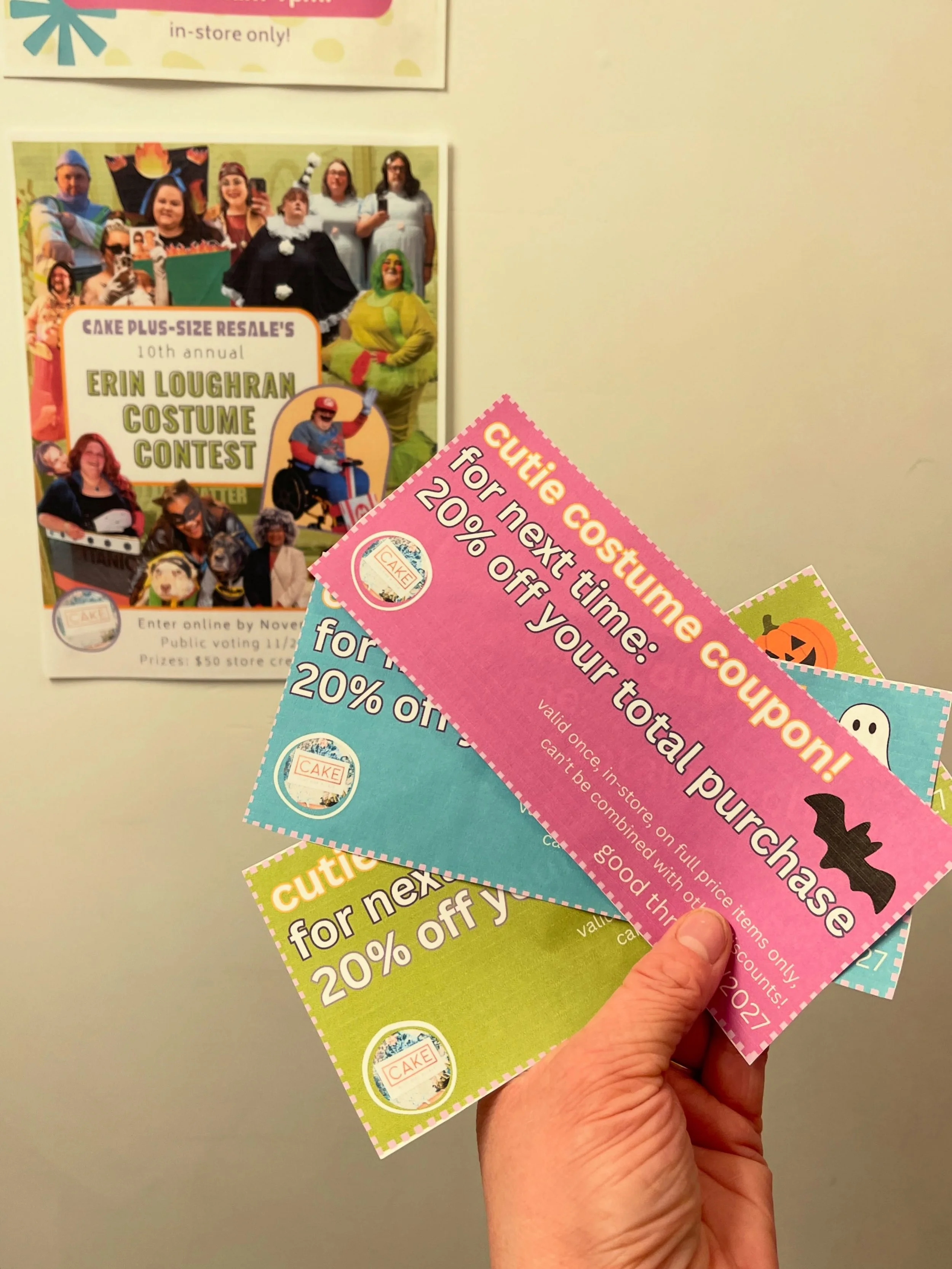 Visit the shop now thru Halloween in costume and get a coupon for a future shopping visit! 🎃🛍️🤡 We also have cool backdrops and a photo setup to grab some nice quality pics of you in your costume!!! Join us in celebrating one of our favorite times