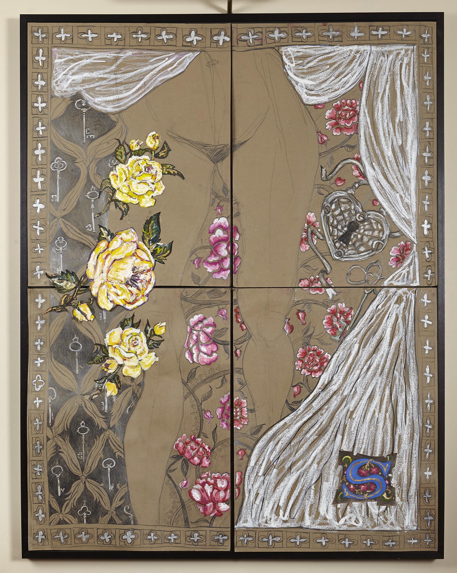 Pretty When I Cry Graphite and pastel on paper, 2017 (53 x 41”) $4000.00