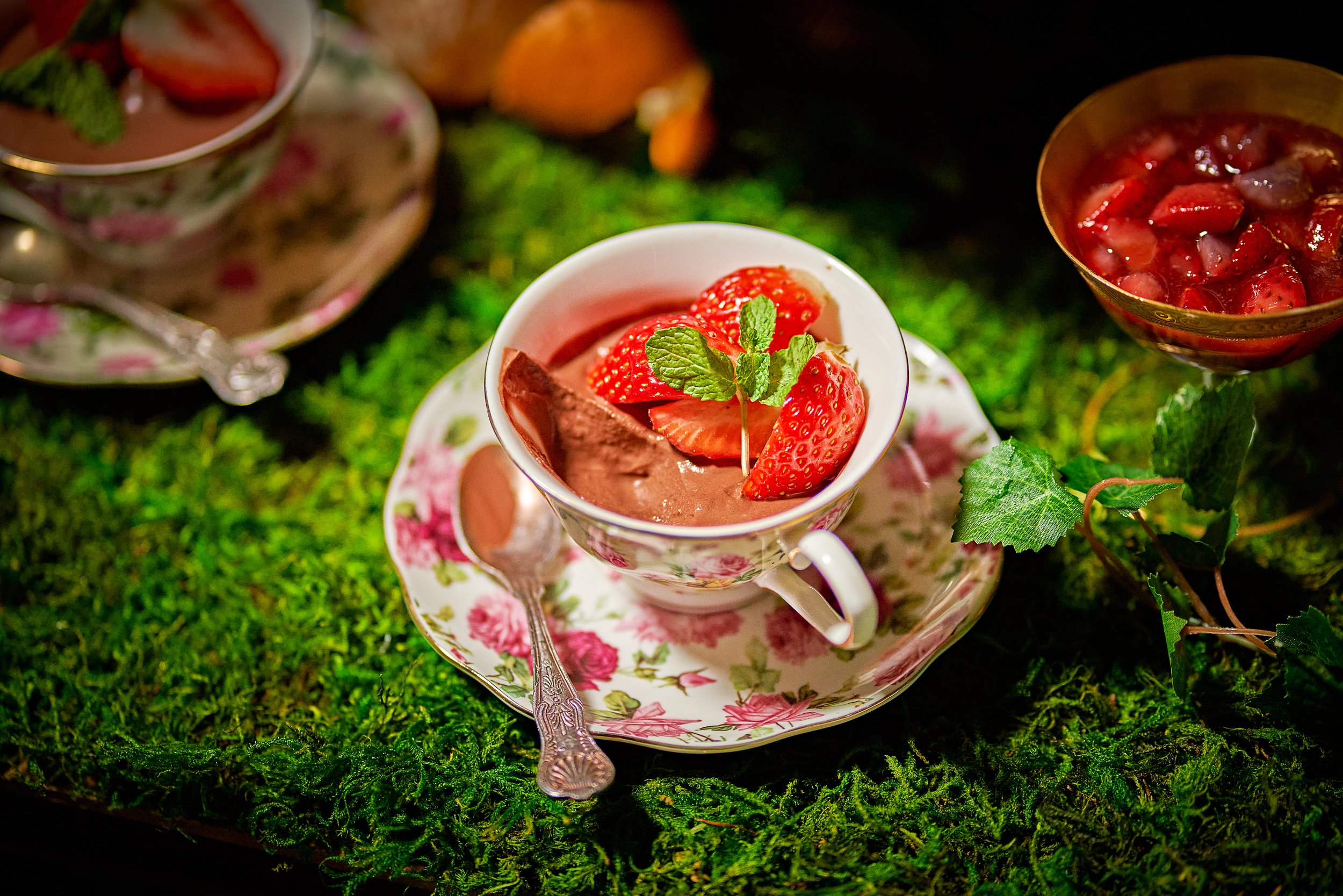 chocolate mousse cup with Strawberry Coulis.jpg