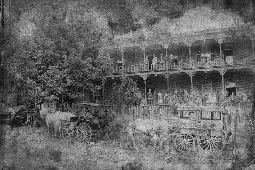 CLARKTOWN SPRINGS HOTEL, circa 1880