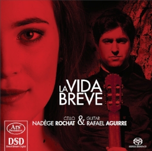 LA VIDA BREVE ( reproducir en Spotify ) Junto a la violoncellista franco-suiza Nadège Rochat realiza un viaje por los sonidos del cello y la guitarra que nos lleva a España y Sudamérica. La guitarra acompaña y llena de colores a un cello que es más un instrumento convertido en un cantante.