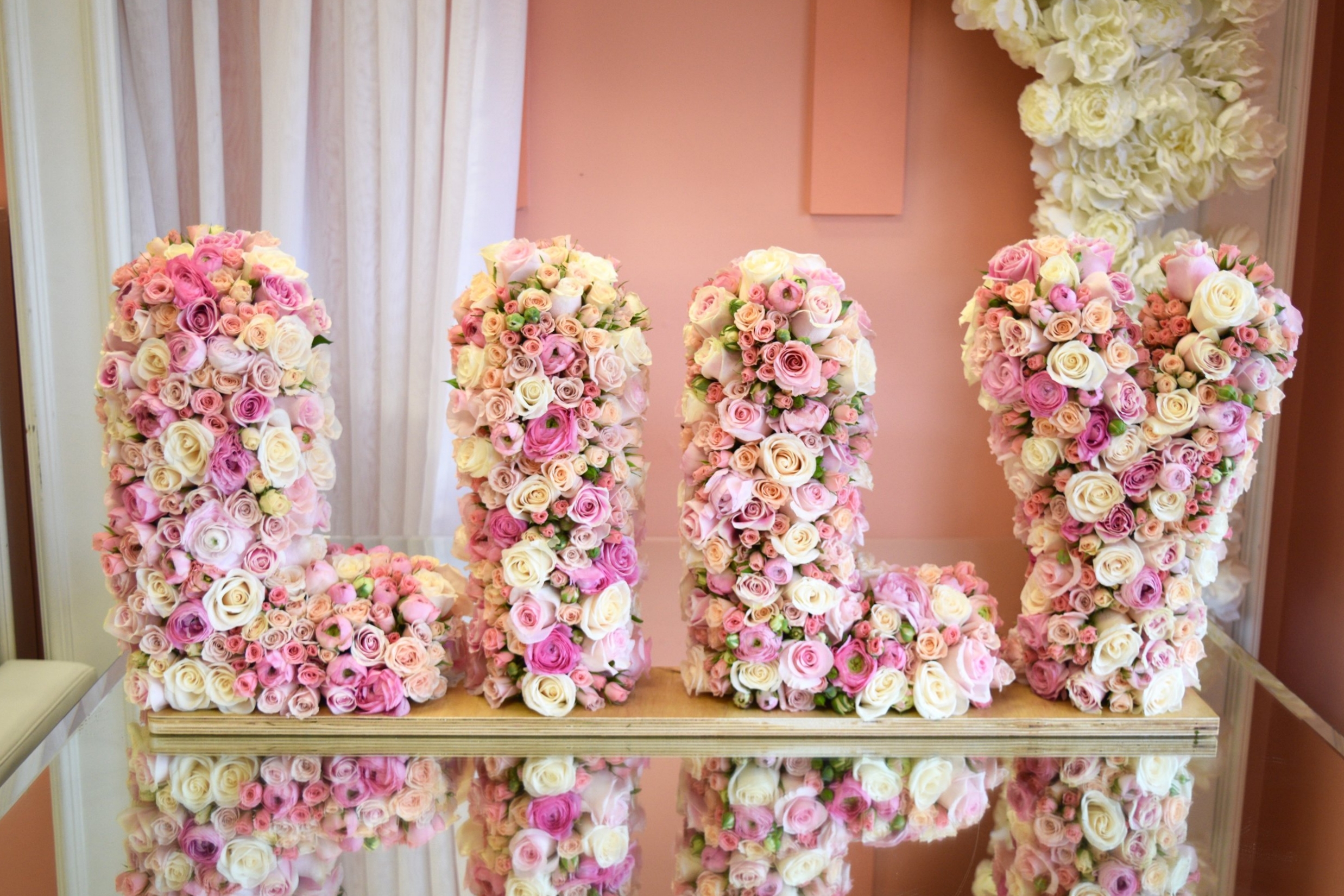 Flower Letters Flower Gift Sets Send Flower Letters Coral