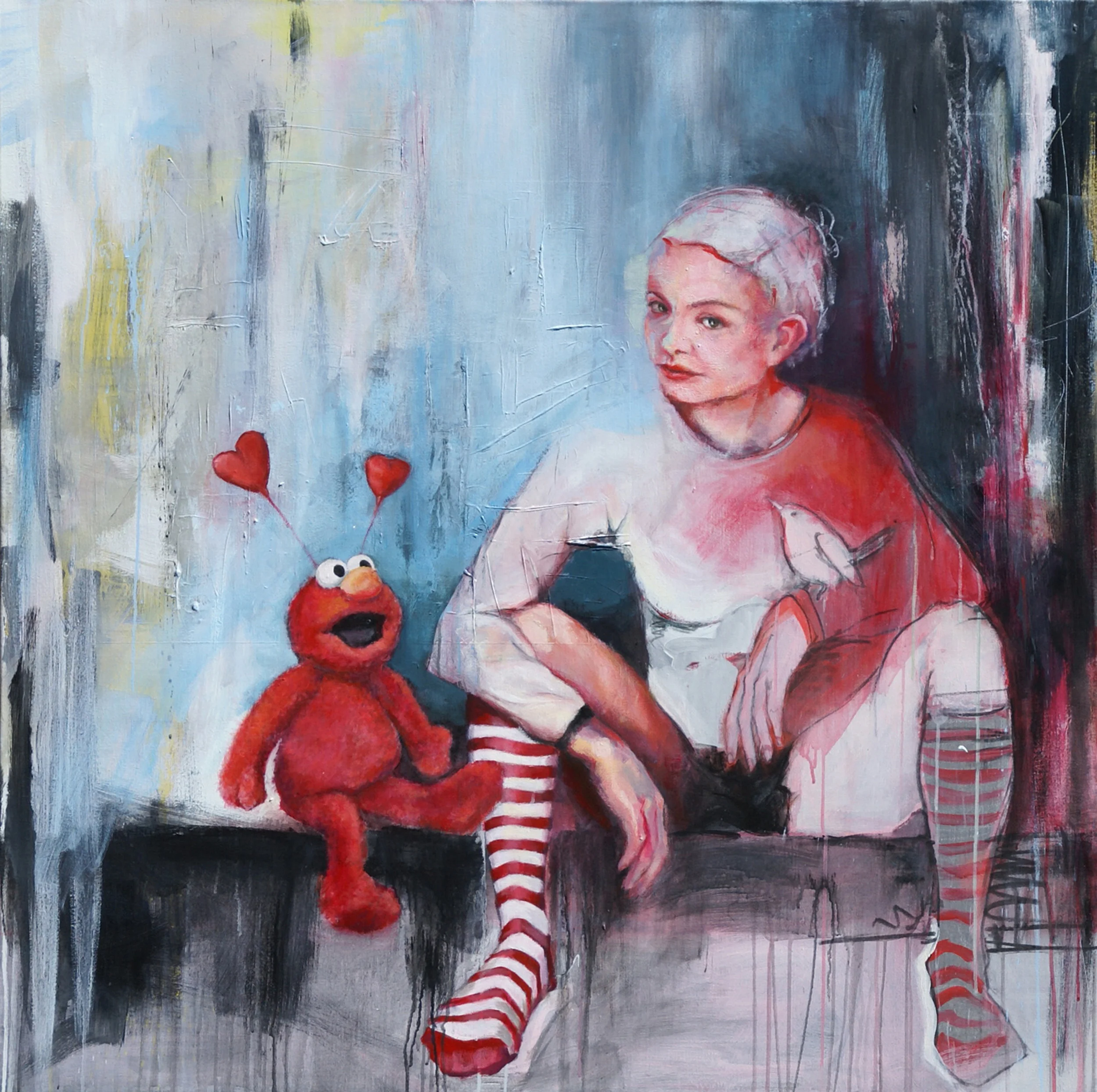  DEPARTURE   Acrylic on canvas  48 in. x 48 in.  2013 