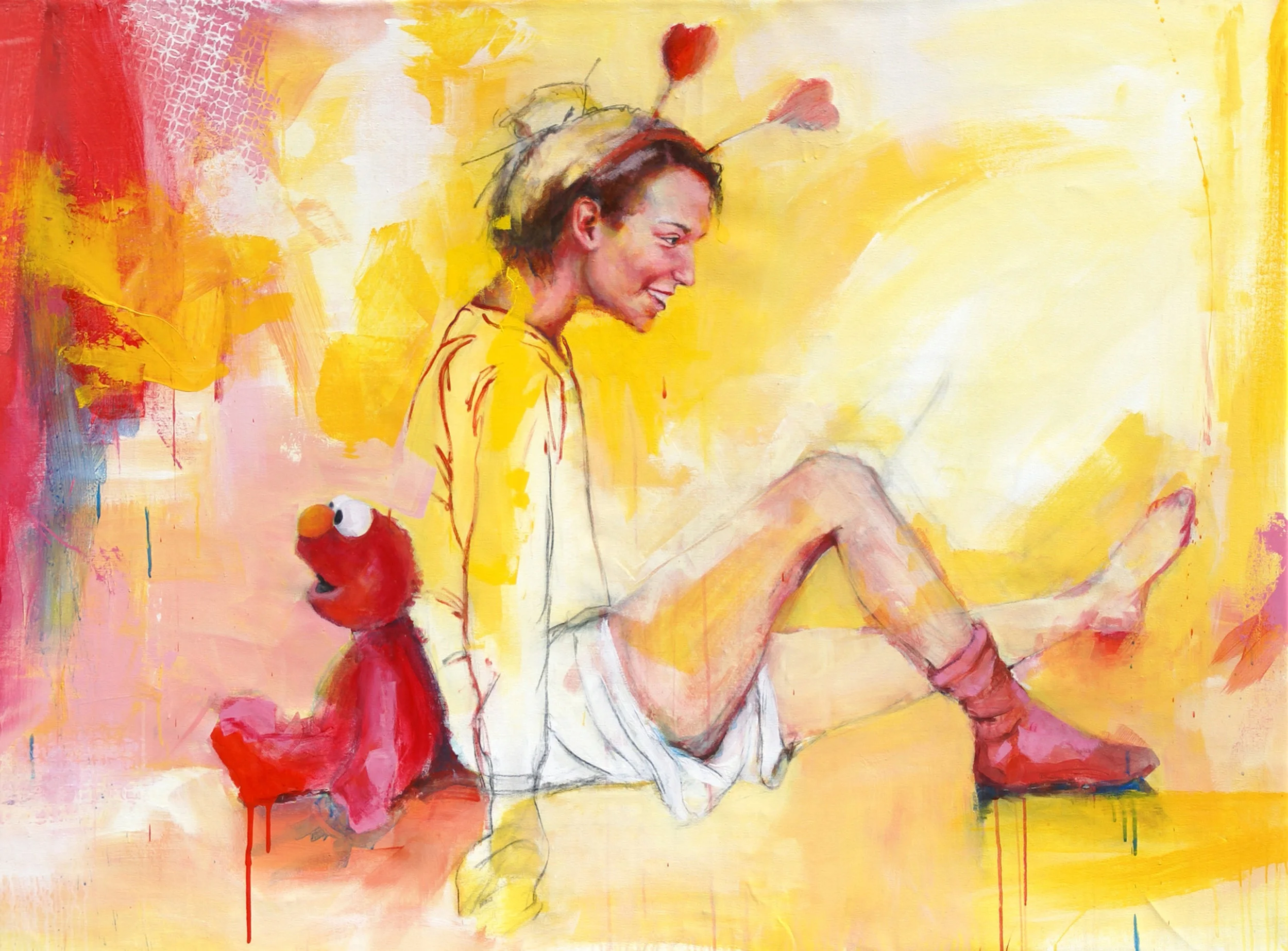  SUPPORT   Acrylic on canvas  48 in. x 60 in.  2013 