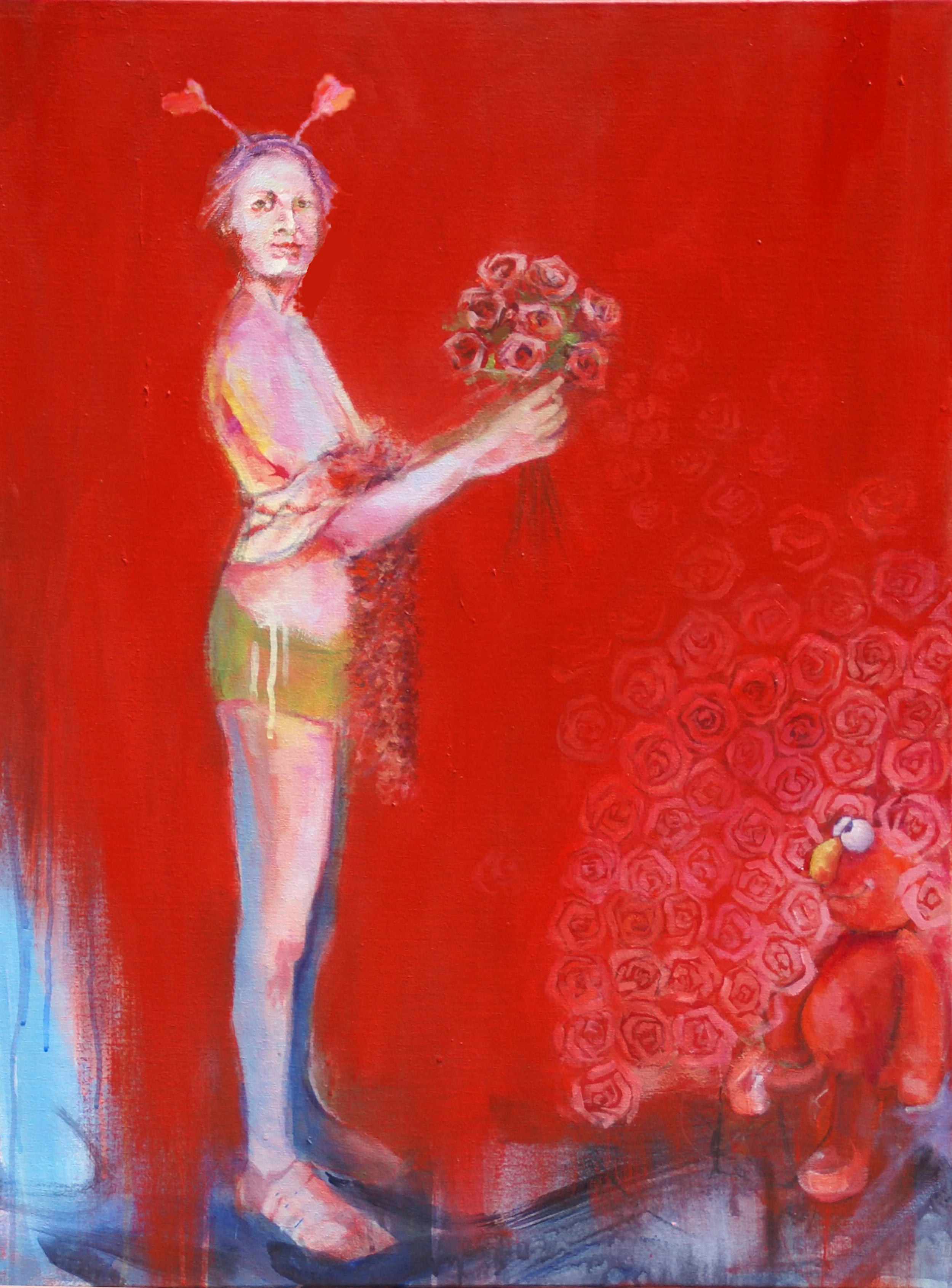  ROSES  Acrylic on canvas  30 in. x 40 in.  2013  Price upon request 