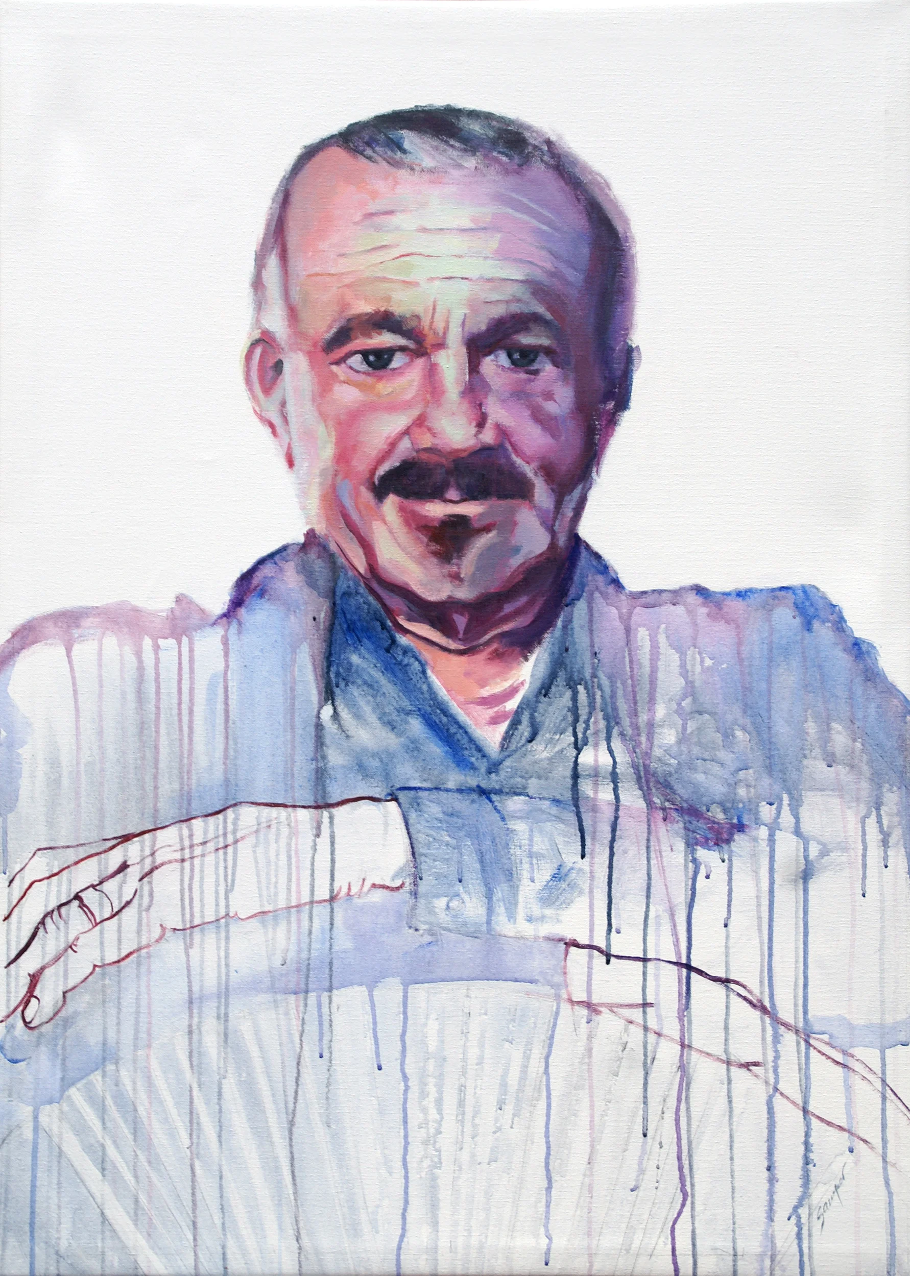  PIAZZOLA   Acrylic on canvas  30 in. x 41 in  2012 