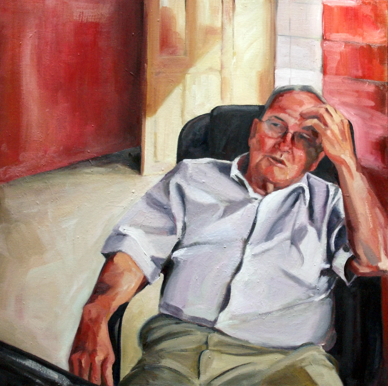  TOM  Acrylic on canvas  32 in. x 32 in.  2009 
