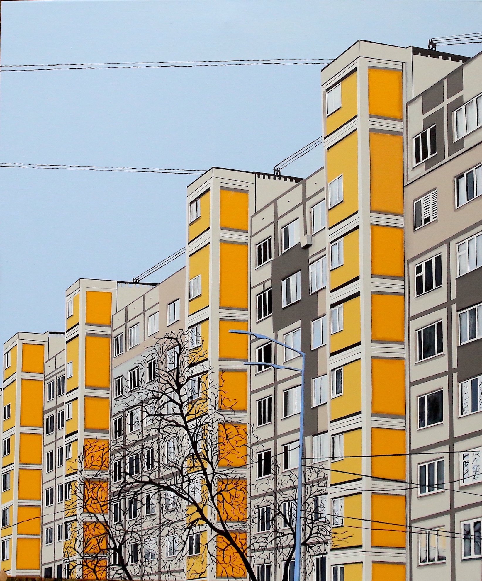 Den gule blokka - 100 x120 cm - 2021.JPG