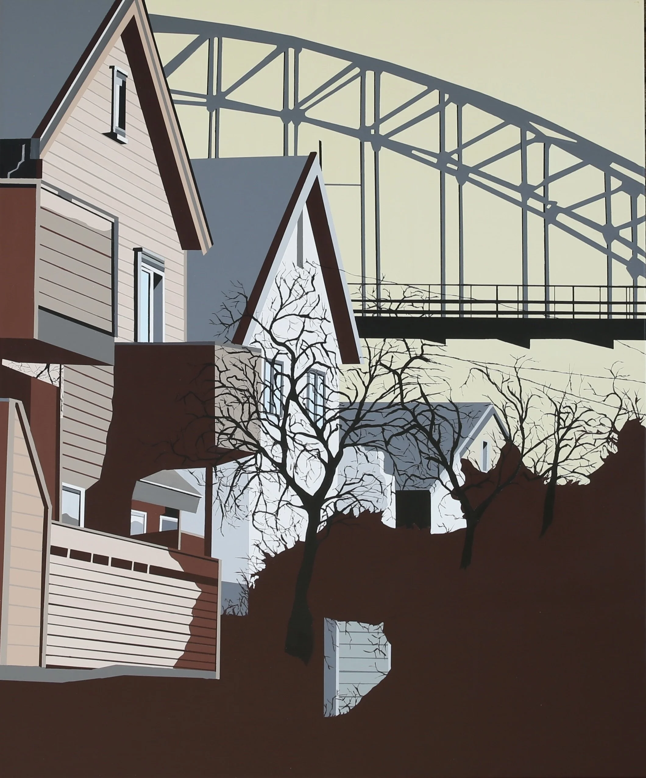 Akryl på lerret, 100 x 120 cm , Brua, 2026.JPG