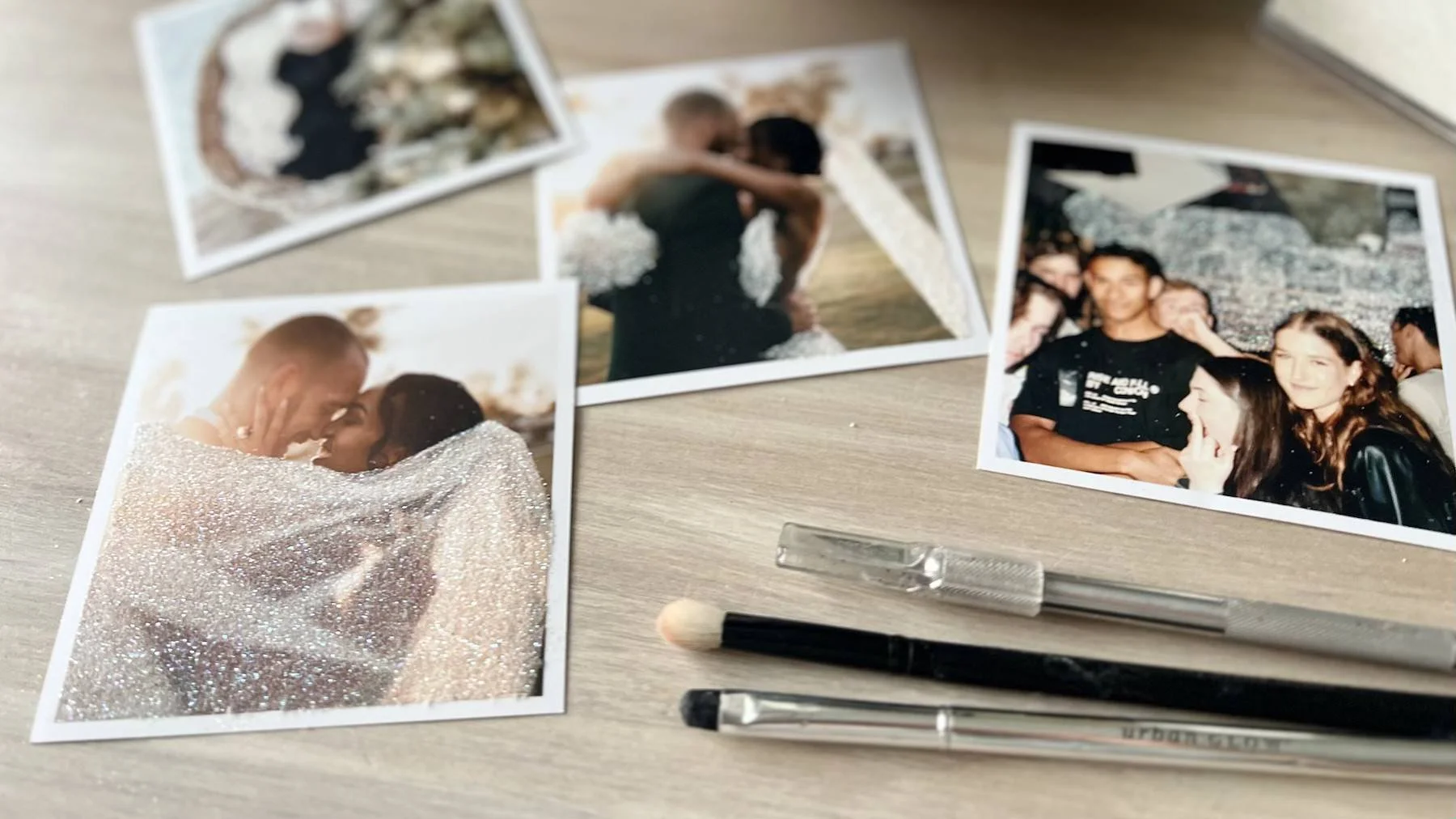 DIY Glitter Photo Prints