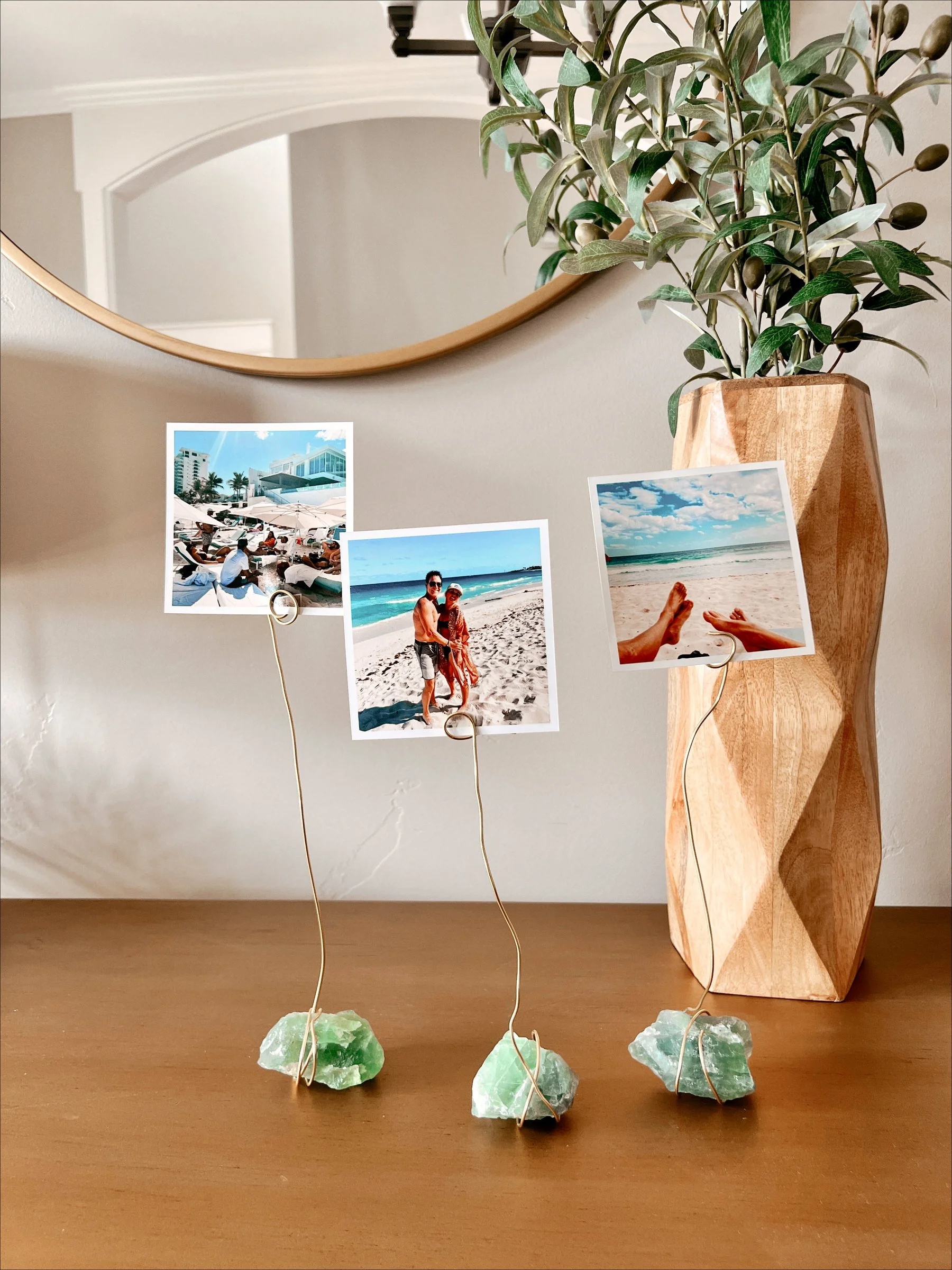 DIY Crystal Photo Holder