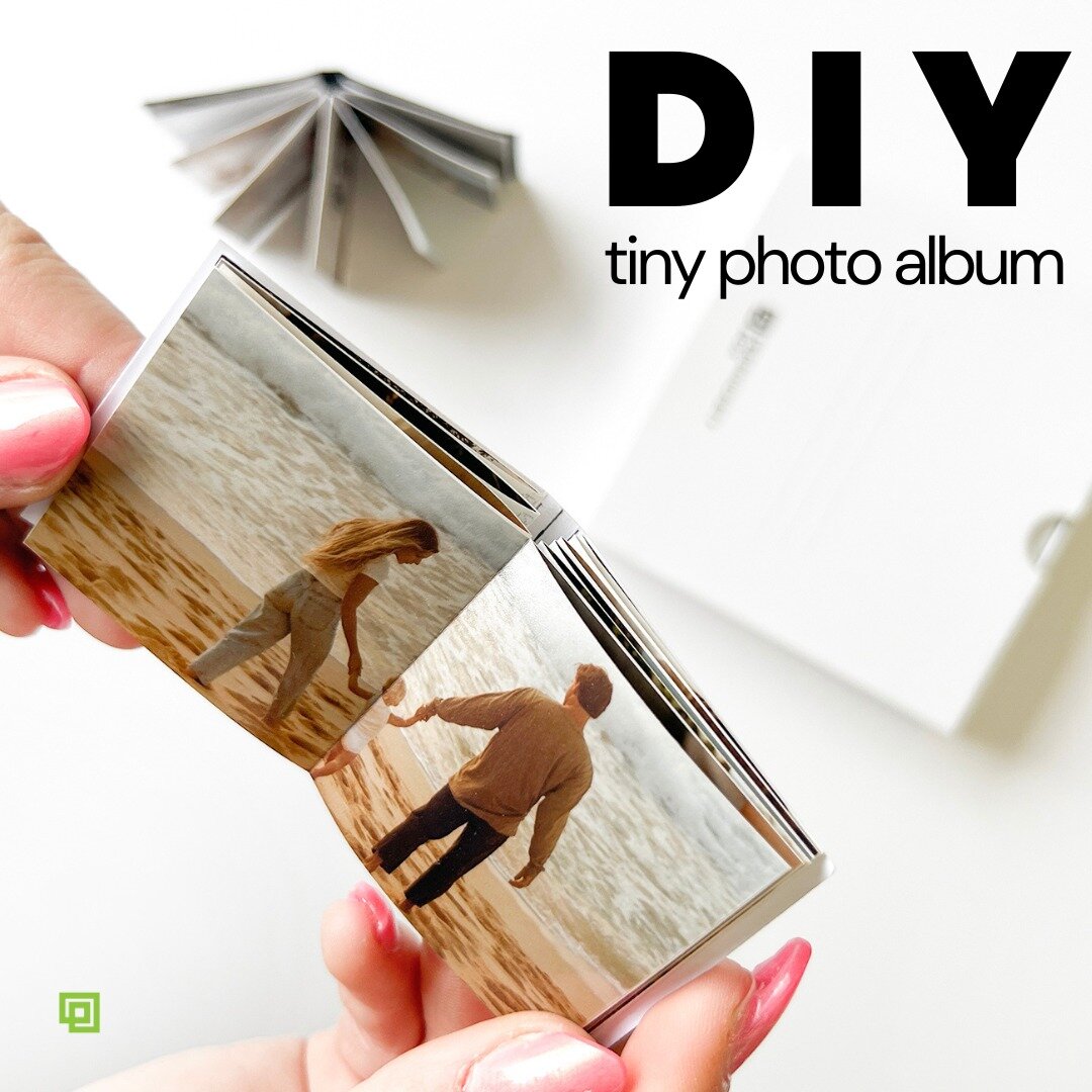 👋🙋&zwj;♀️Raise your hand in the comments if you agree that tiny things are adorable! 

Lately, I have been obsessing over all things itty-bitty and could not help myself but make a super easy, DIY Tiny Photo Album using pictures from my Persnickety