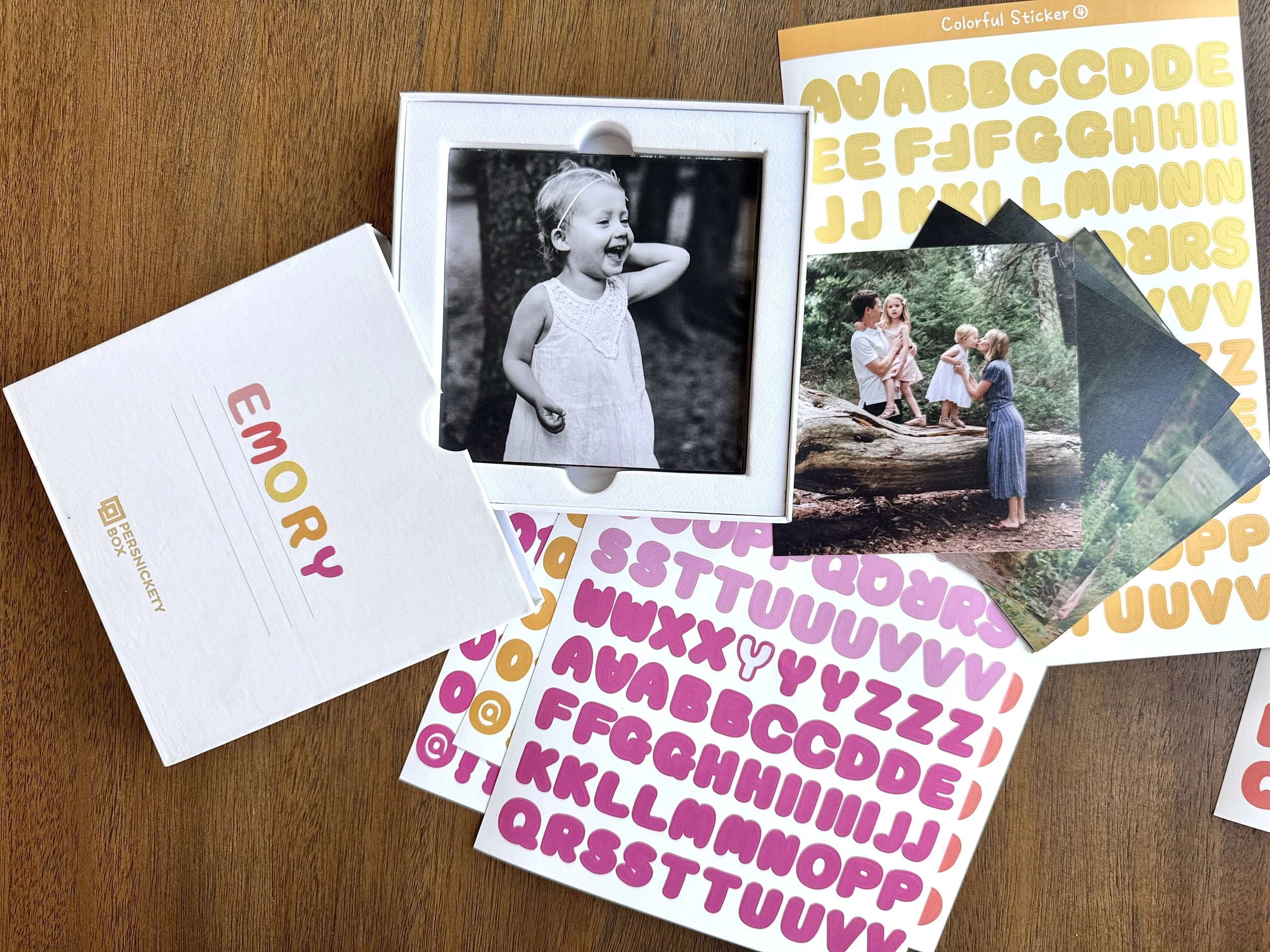 how to organize printed photos