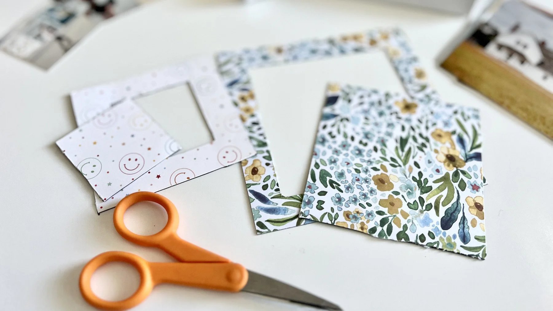 DIY Magnetic Photo Frames for the Fridge