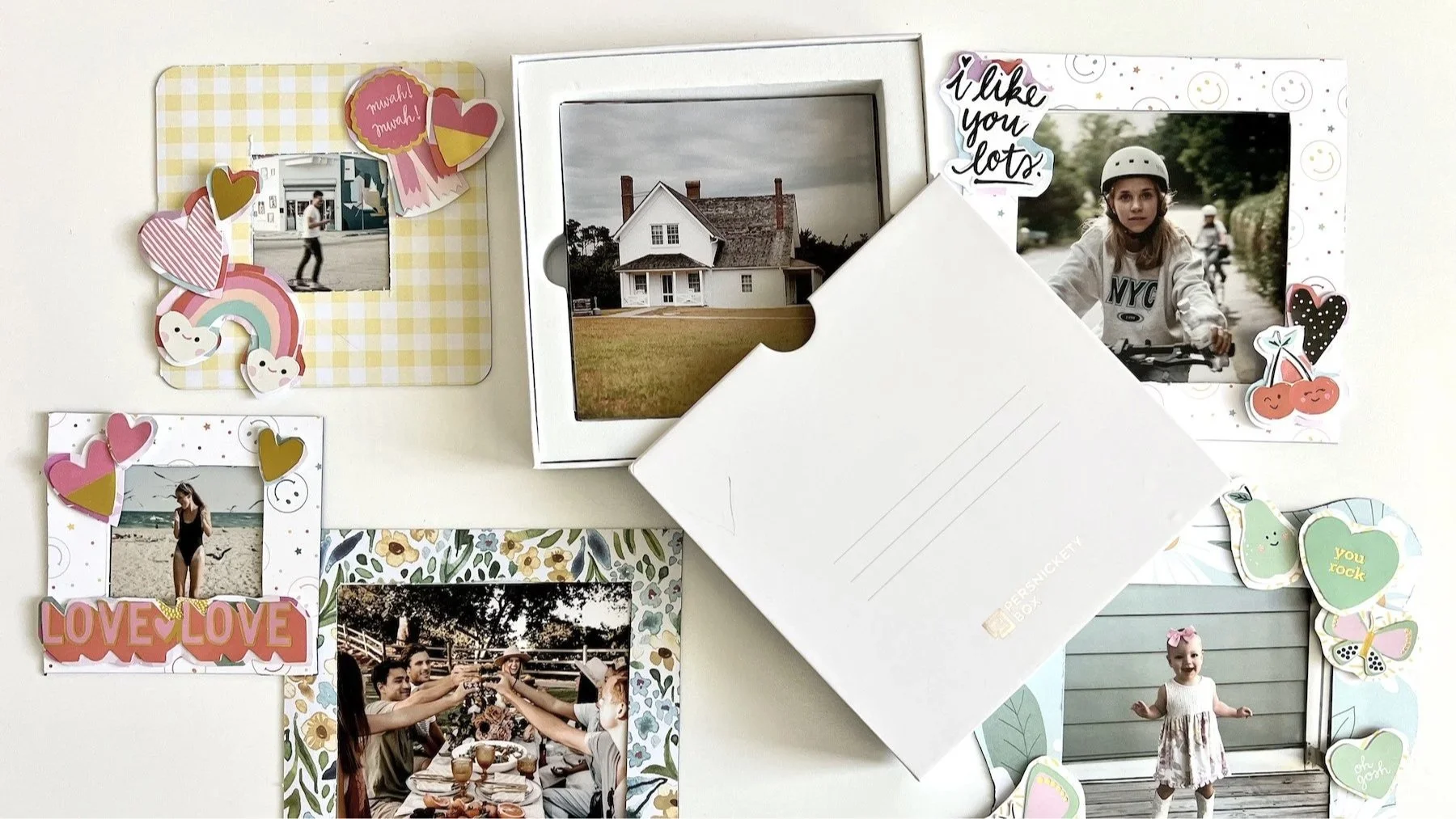 DIY Magnetic Photo Frames for the Fridge