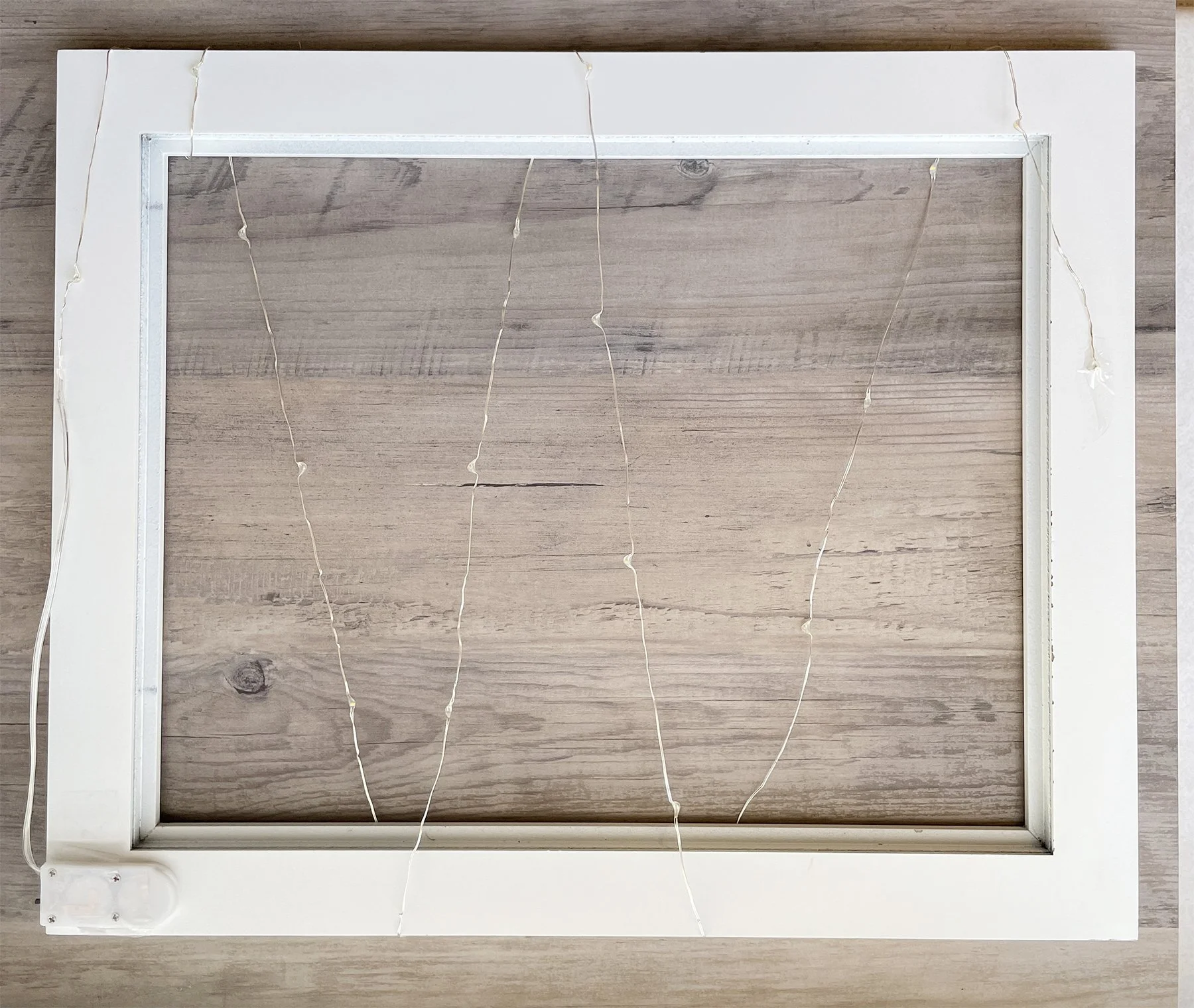 DIY Fairy Light Frame