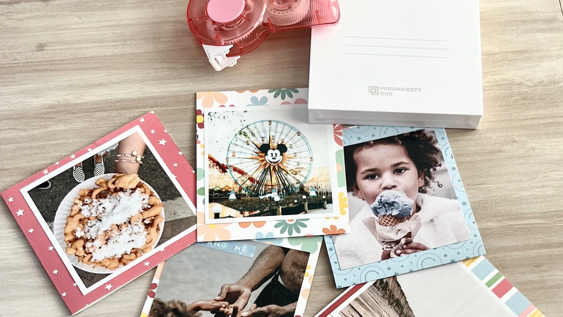 persnickety box mini scrapbook flip book diy