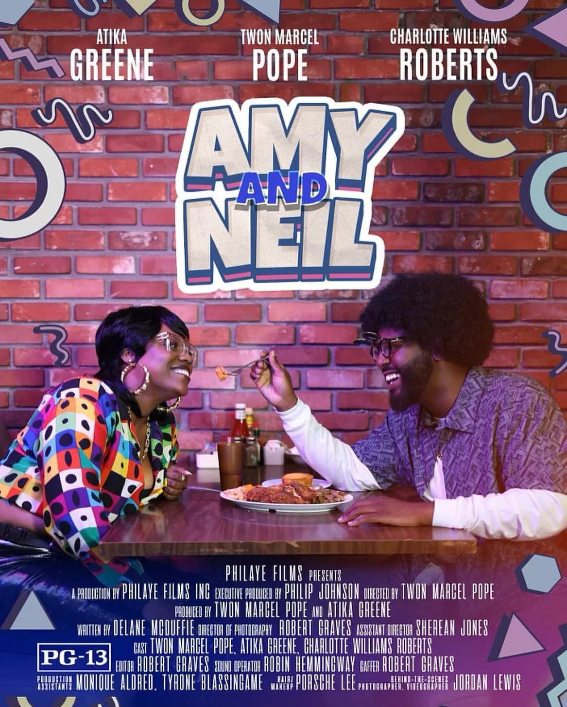 Philaye Films is excited to share the movie poster for our 90&rsquo;s comedic short film: @amyandneilfilm! 

Directed By: @twonmarcelpope 

Written By: @frangelico_buttersworth 

Executive Producer: @philaye X @philayefilms 
Producers: @atika.greene 