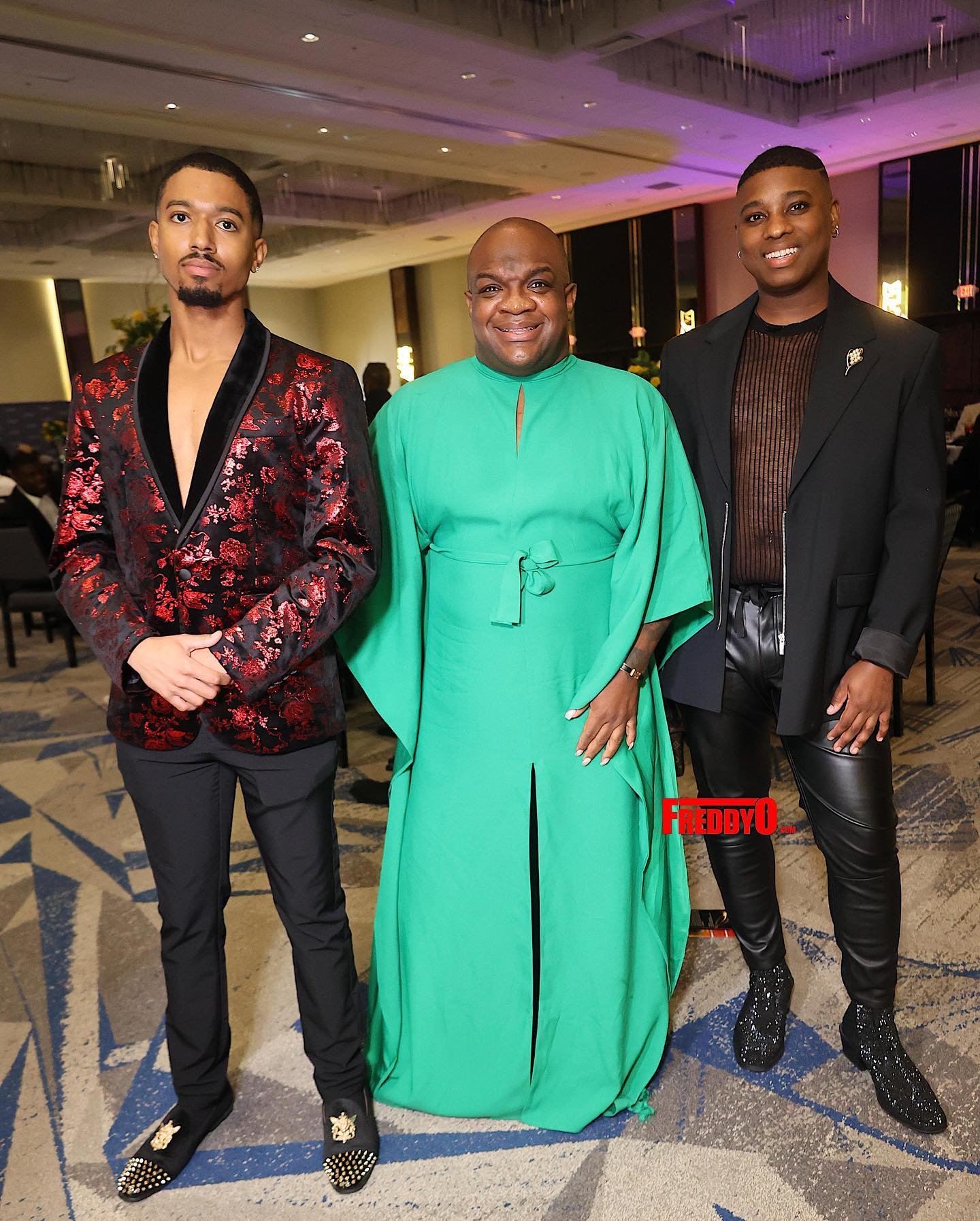 @philaye at the ATL Black Pride Influencer Awards Dinner doing some red carpet hosting for @jackdapp and award presenting!