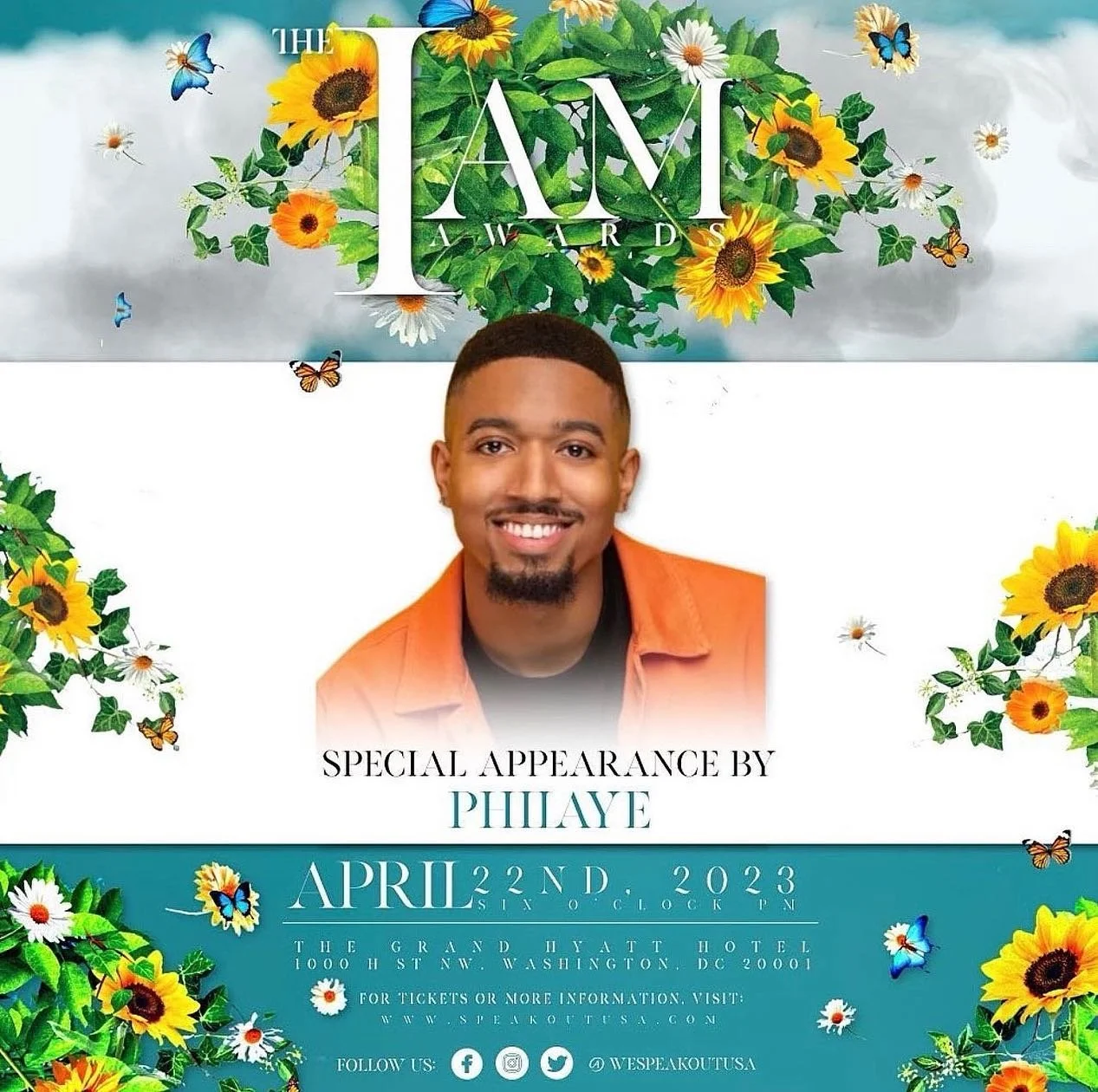 @Philaye will be back at the @wespeakoutusa Awards in DC as an Award Presenter next month! 🏆 Thank you @wespeakoutusa for honoring @Philaye with an award last year, and congratulations to this year's awardees!! @wespeakoutusa's tickets are almost so