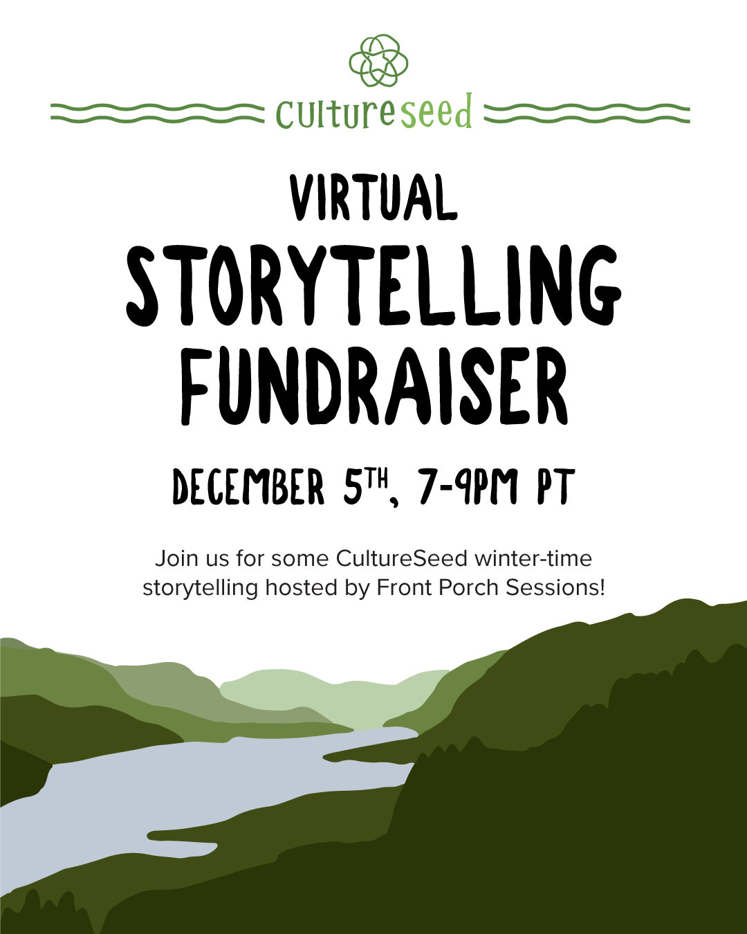 CultureSeed Virtual Storytelling Fundraiser