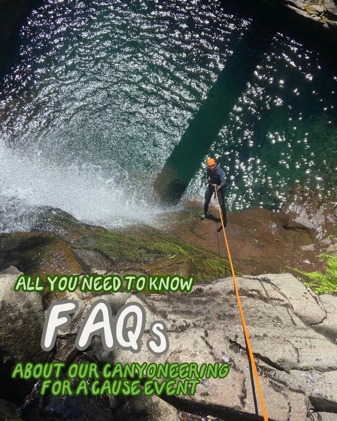 Got questions? We&rsquo;ve got you covered!

Swipe through for all the must-know details about our Canyoneering for a Cause event ☀️

Still wondering about something we didn&rsquo;t cover? Drop your questions in the comments or send us a DM ! We&rsqu