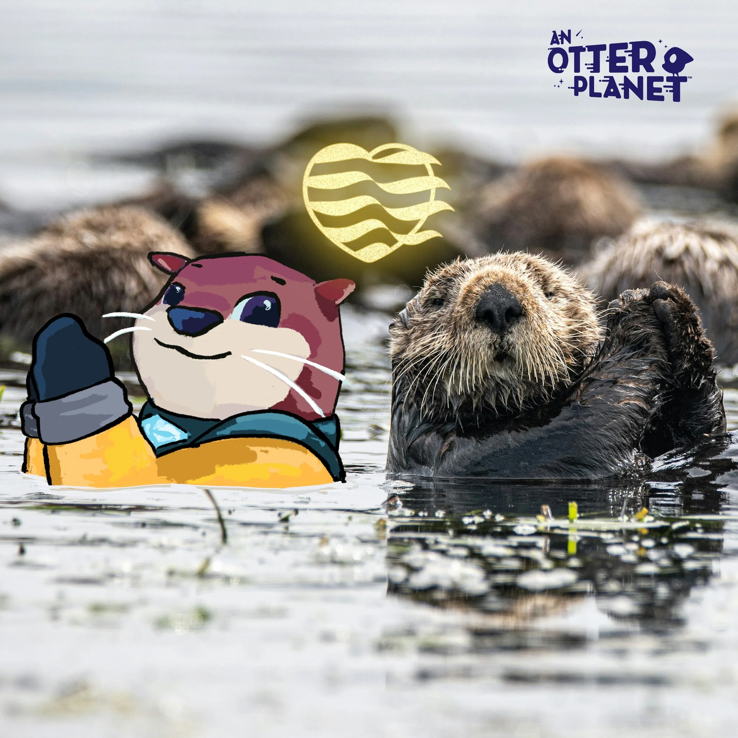 Round of applause! 💕🦦☀️

Your encouragement, shares, clicks, pledges, purchases, and participation are rocket fuel for us.
We are always working to find that sweet spot where the Otter Planet digital world and the real water world begin to mirror e