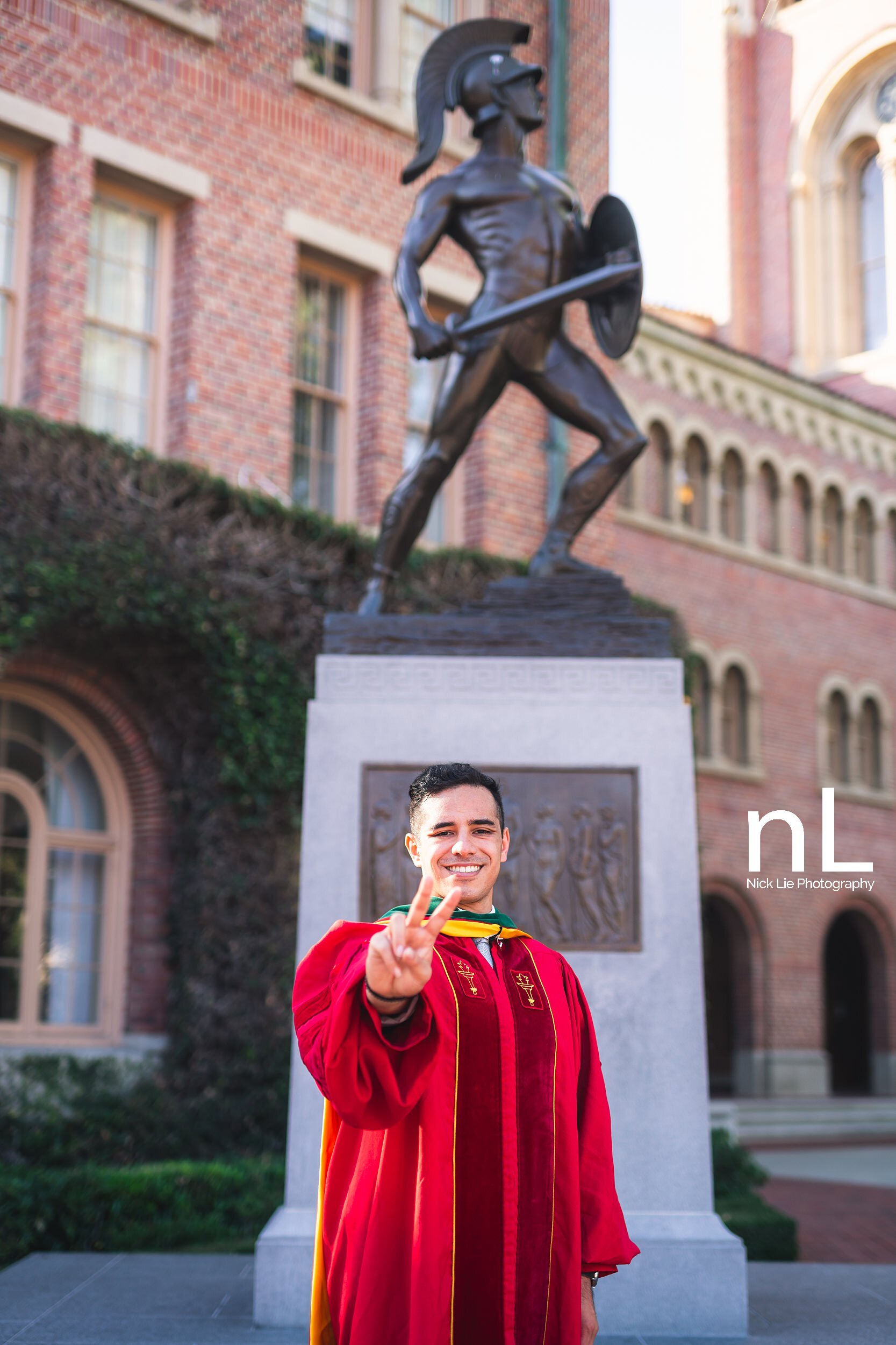 Los Angeles Senior Graduation Portraits - USC UCLA Graduation Photos by Nick Lie Photography