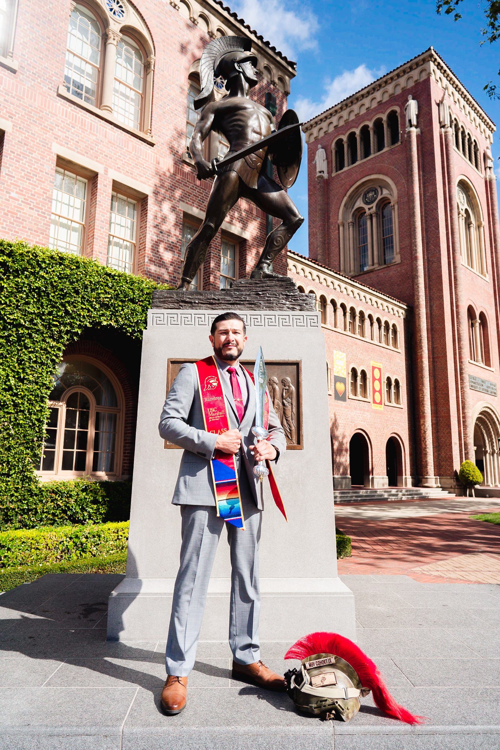 USC Graduate at Tommy Trojan 