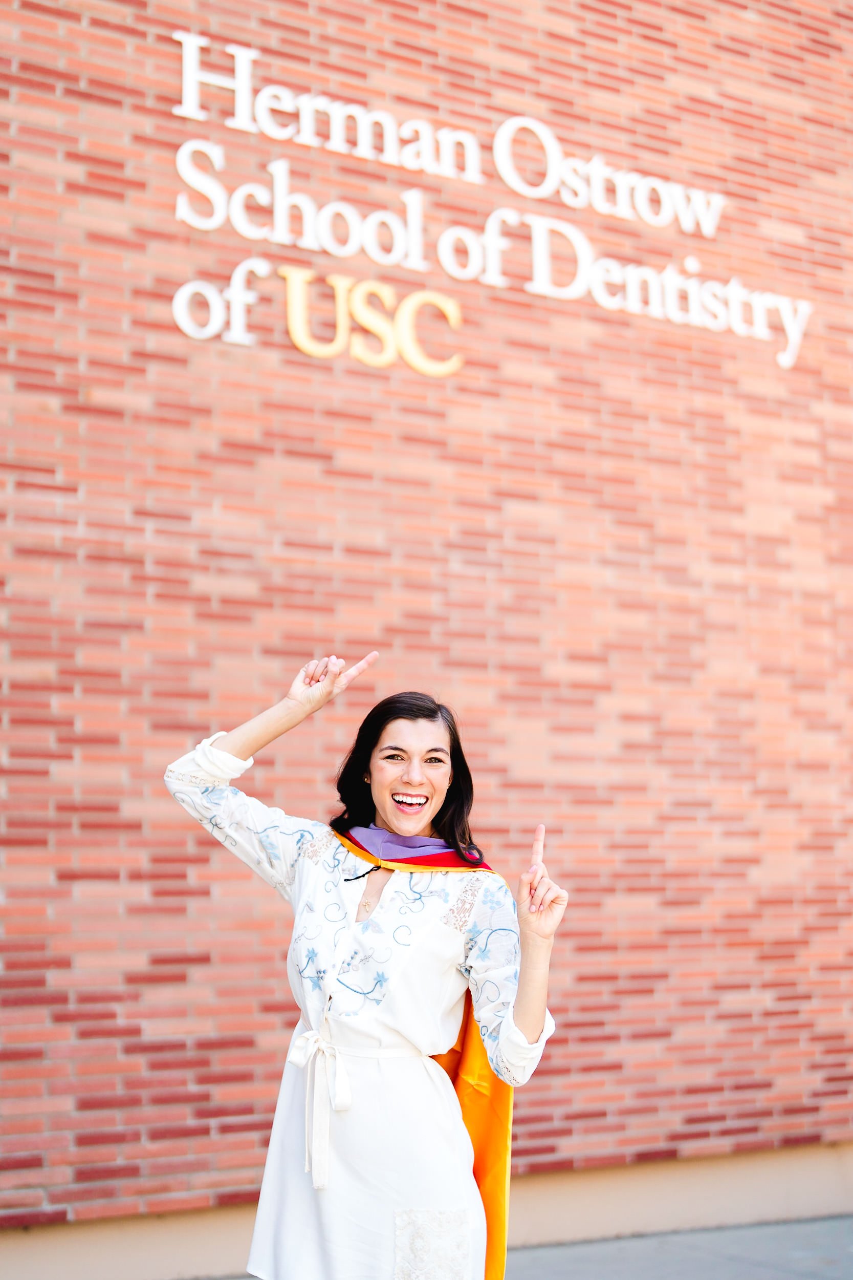 Graduation portraits for USC Dentistry 