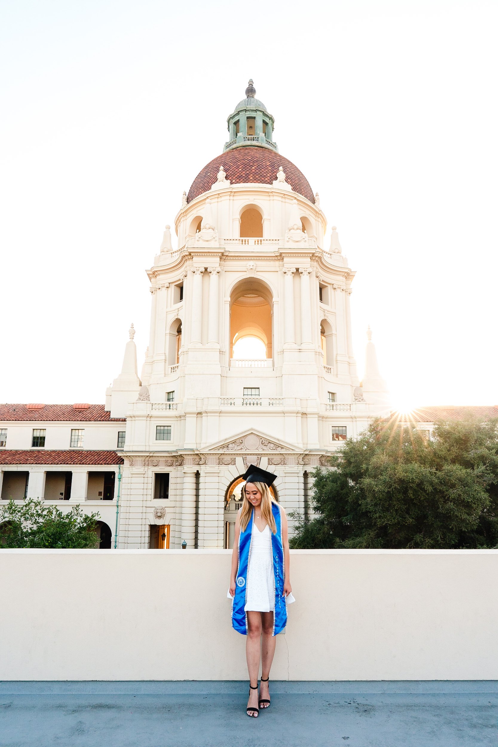 Epic graduation portraits at Pasadena City Hall