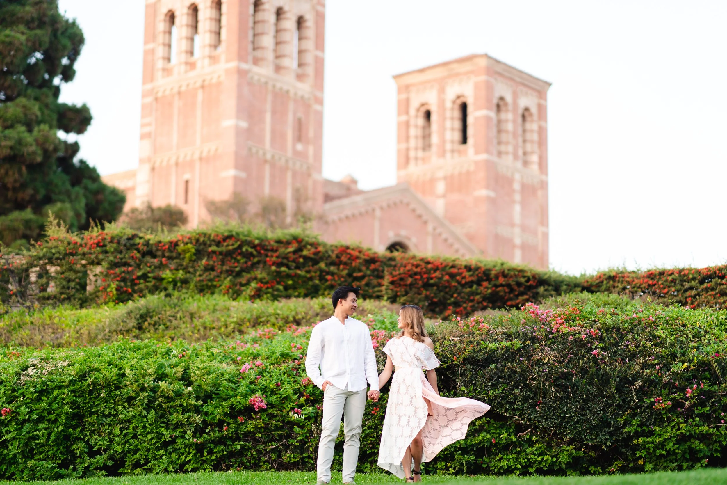 UCLA Graduation portrait at sunset