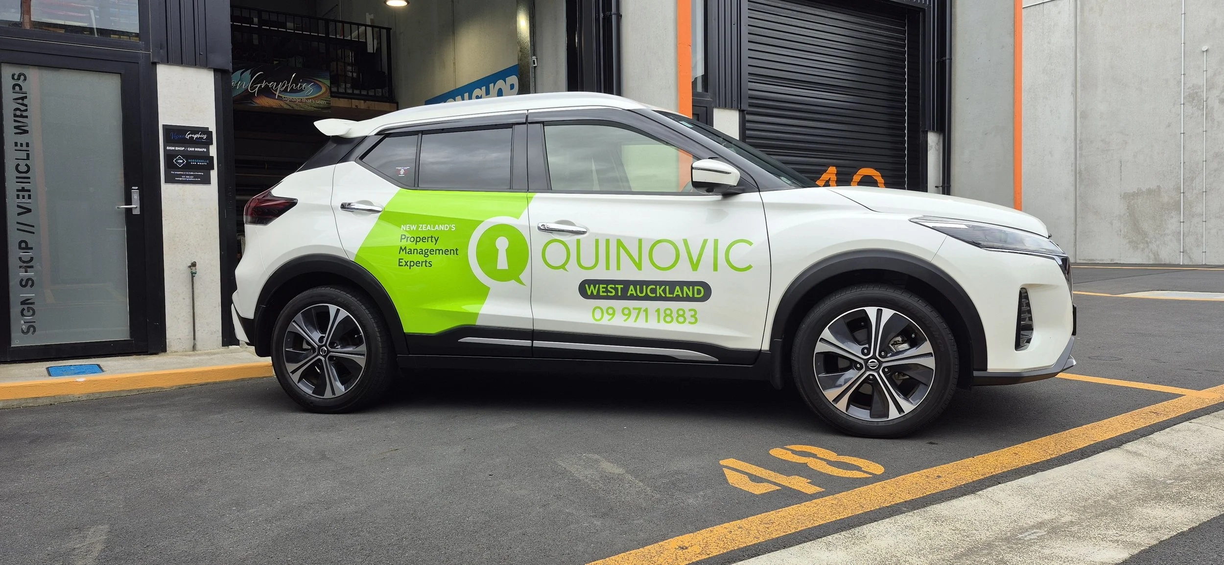 car graphics vinyl wrap logo signage