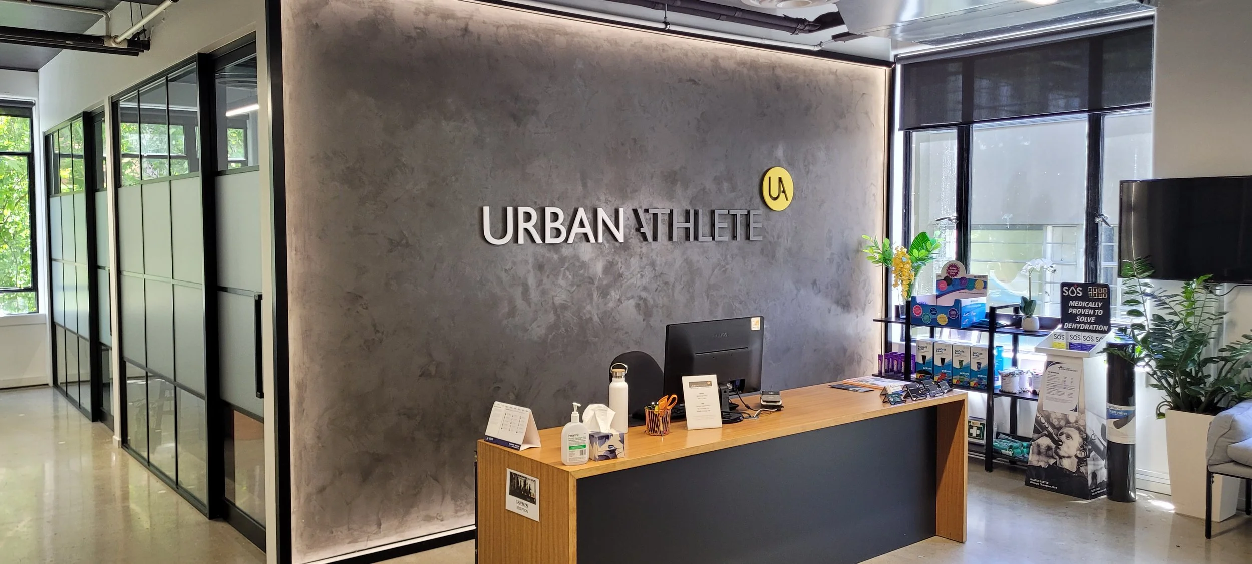 3D reception logo letters