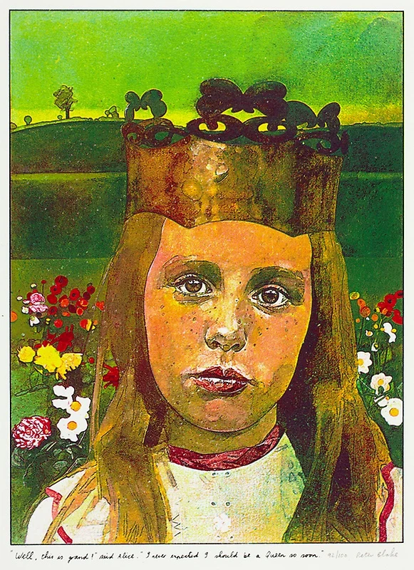 “ Well this is grand!” said Alice by Sir Peter Blake