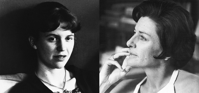 Left to right: Plath and Sexton.