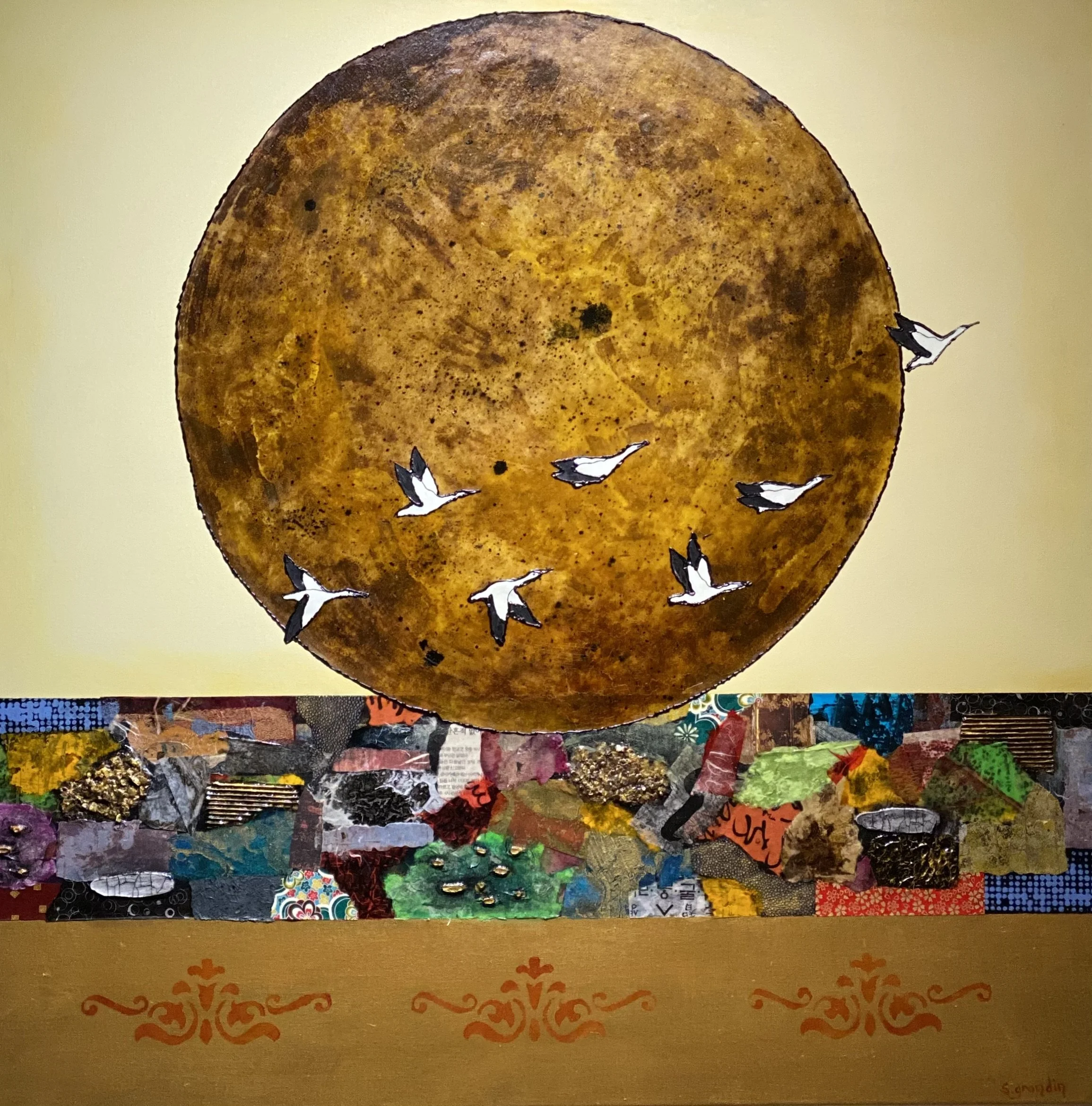 VENDU Sélénologie (16) 36x36po