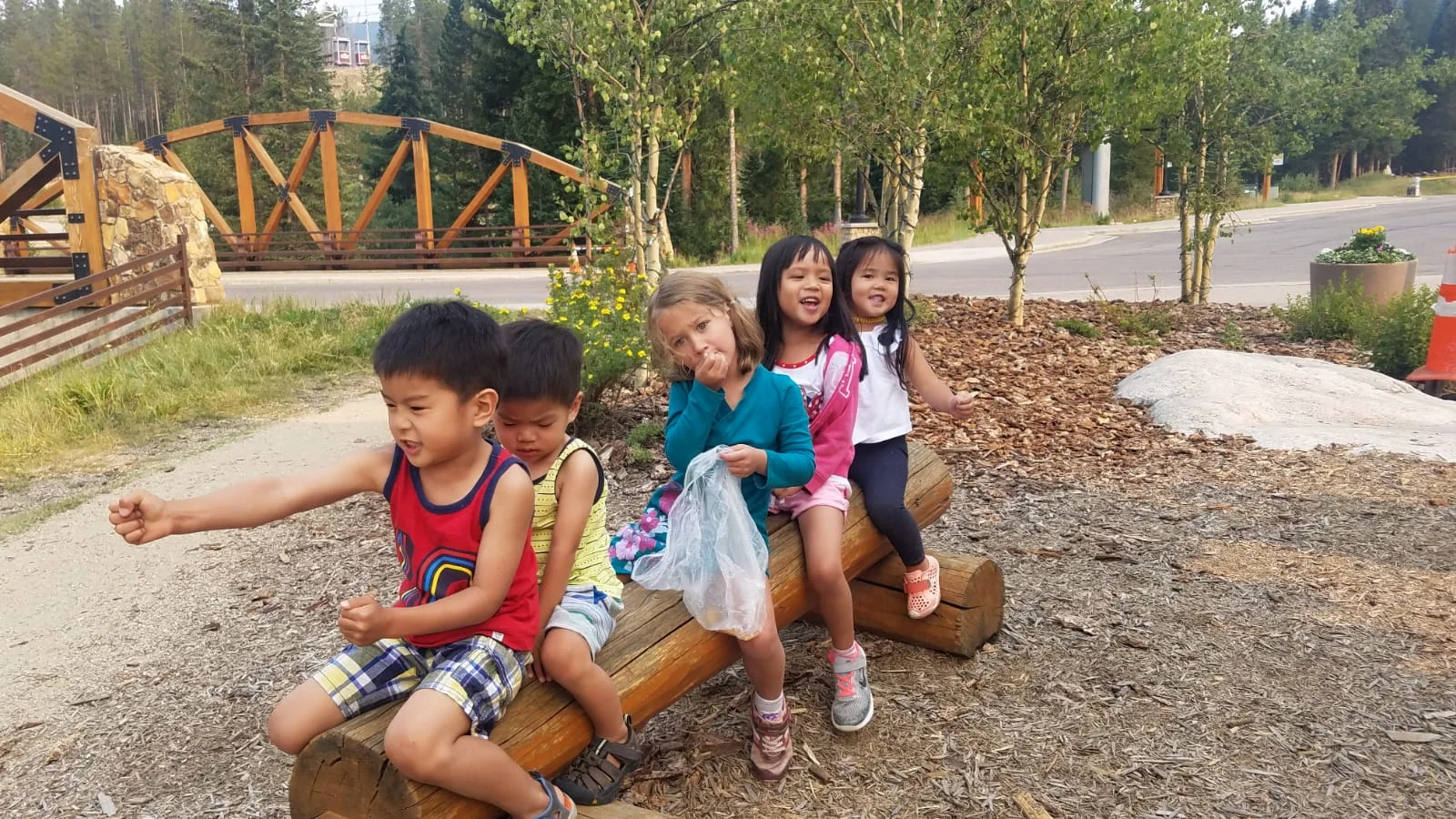 Pierce, Paxton, Maia, Evie, Daphne