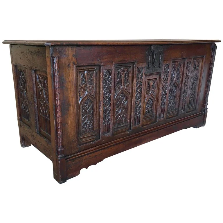 Gothic Desk Converted from a Chest.jpg