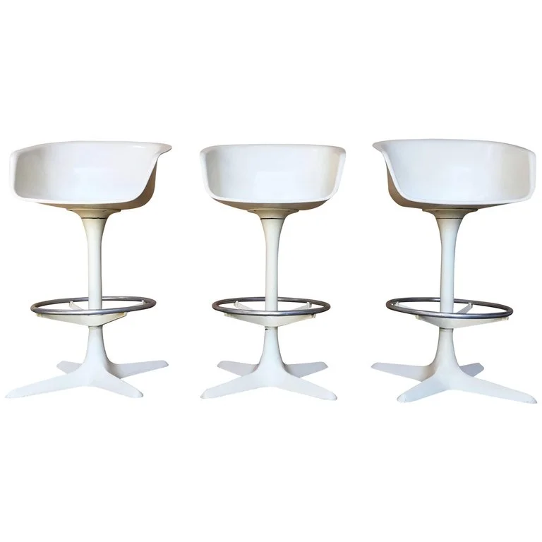 20th Century Barstools Set of Three