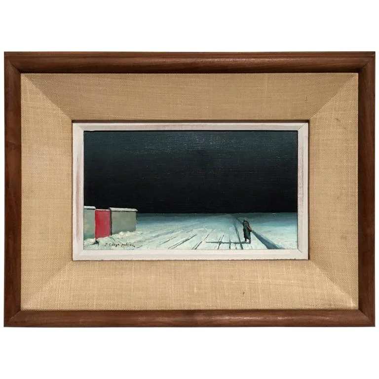 20th Century Surrealist Painting by Eningo Pelouse