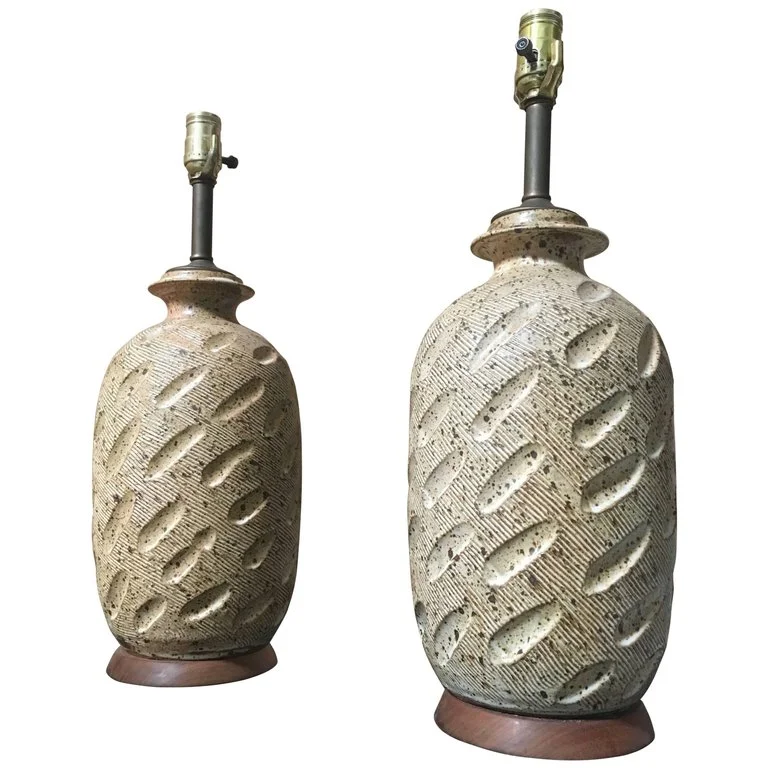 20th Century Ceramic Lamps