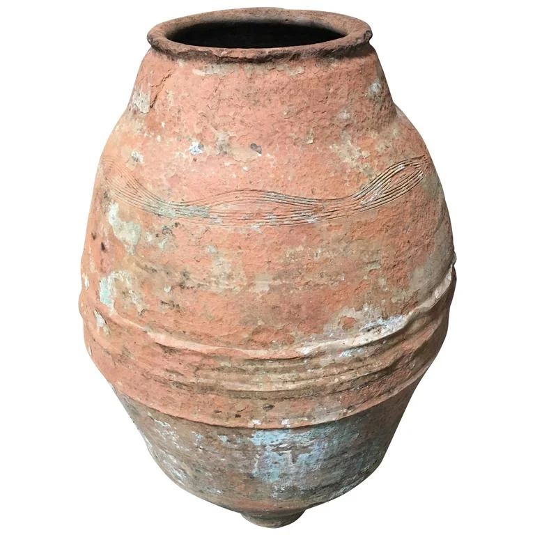 19th Century Mediterranean Terracotta Olive Oil Vessel