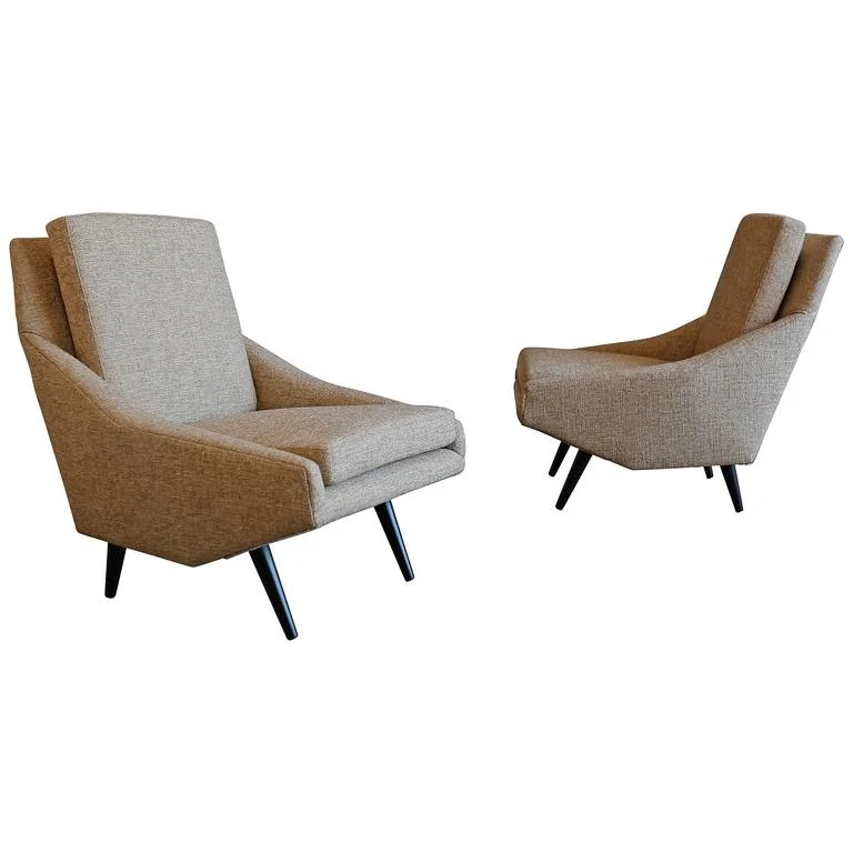 Pair of Italian Lounge Chairs