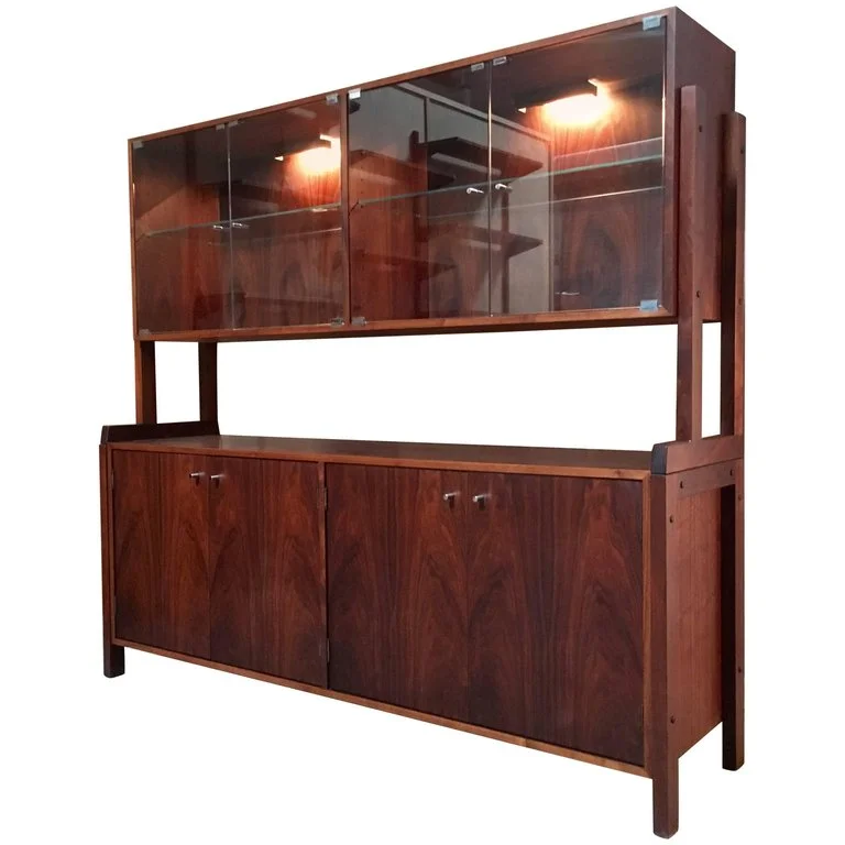 Modernist Walnut Sideboard