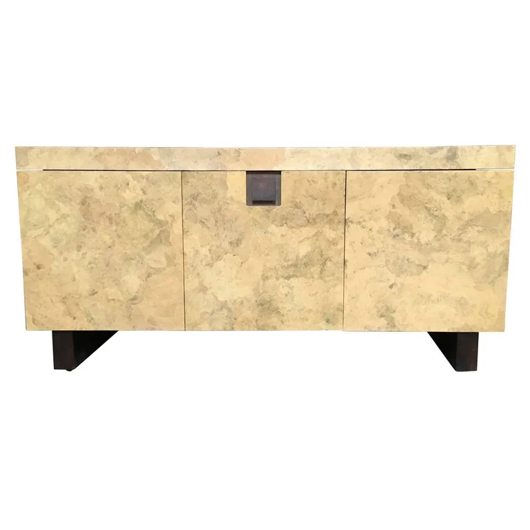 20th Century Parchment Credenza