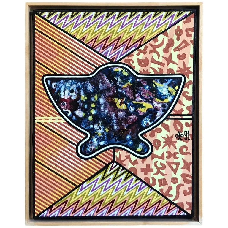 Abstract Painting Signed D. Filov